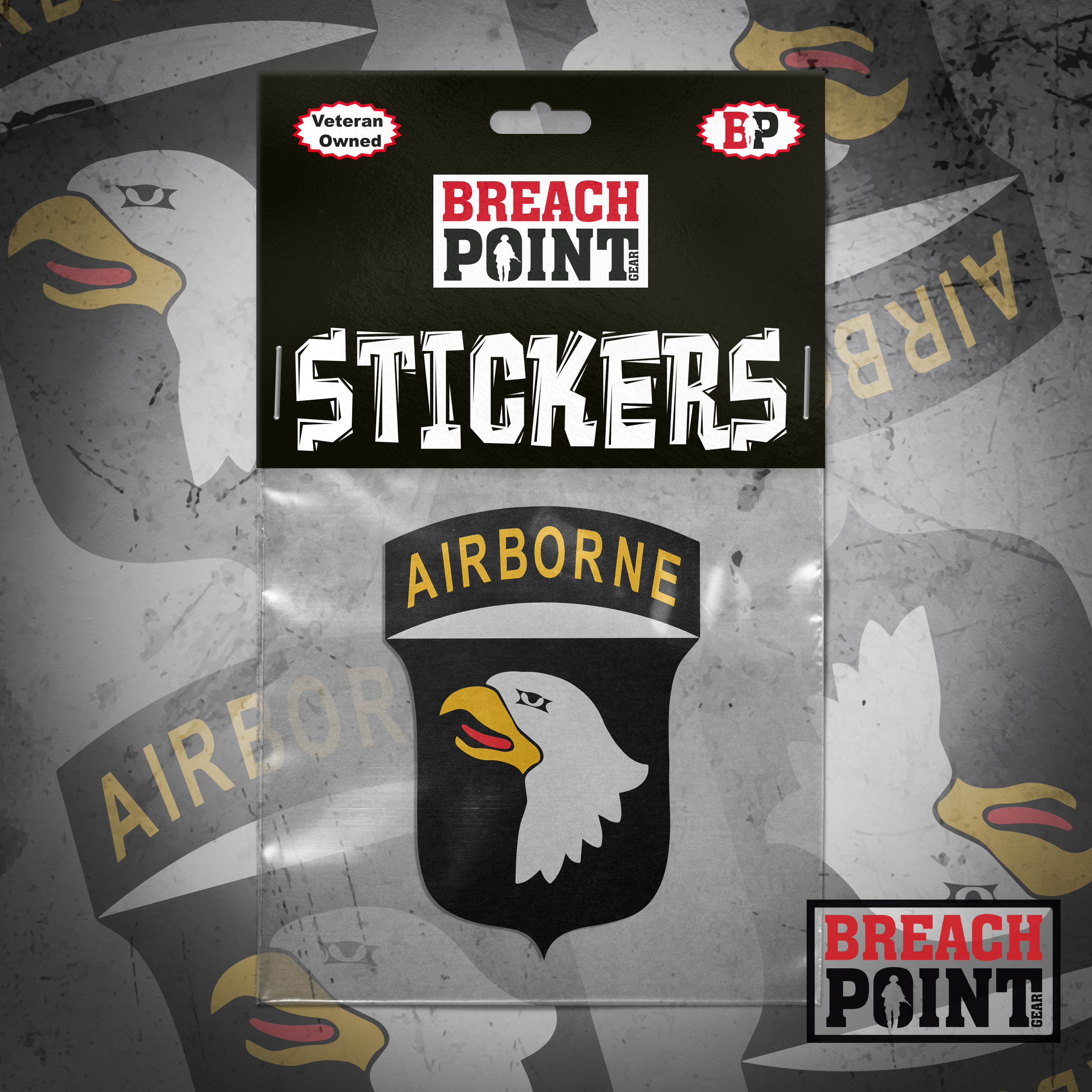 "OL ABE" 101st Airborne Division - Sticker