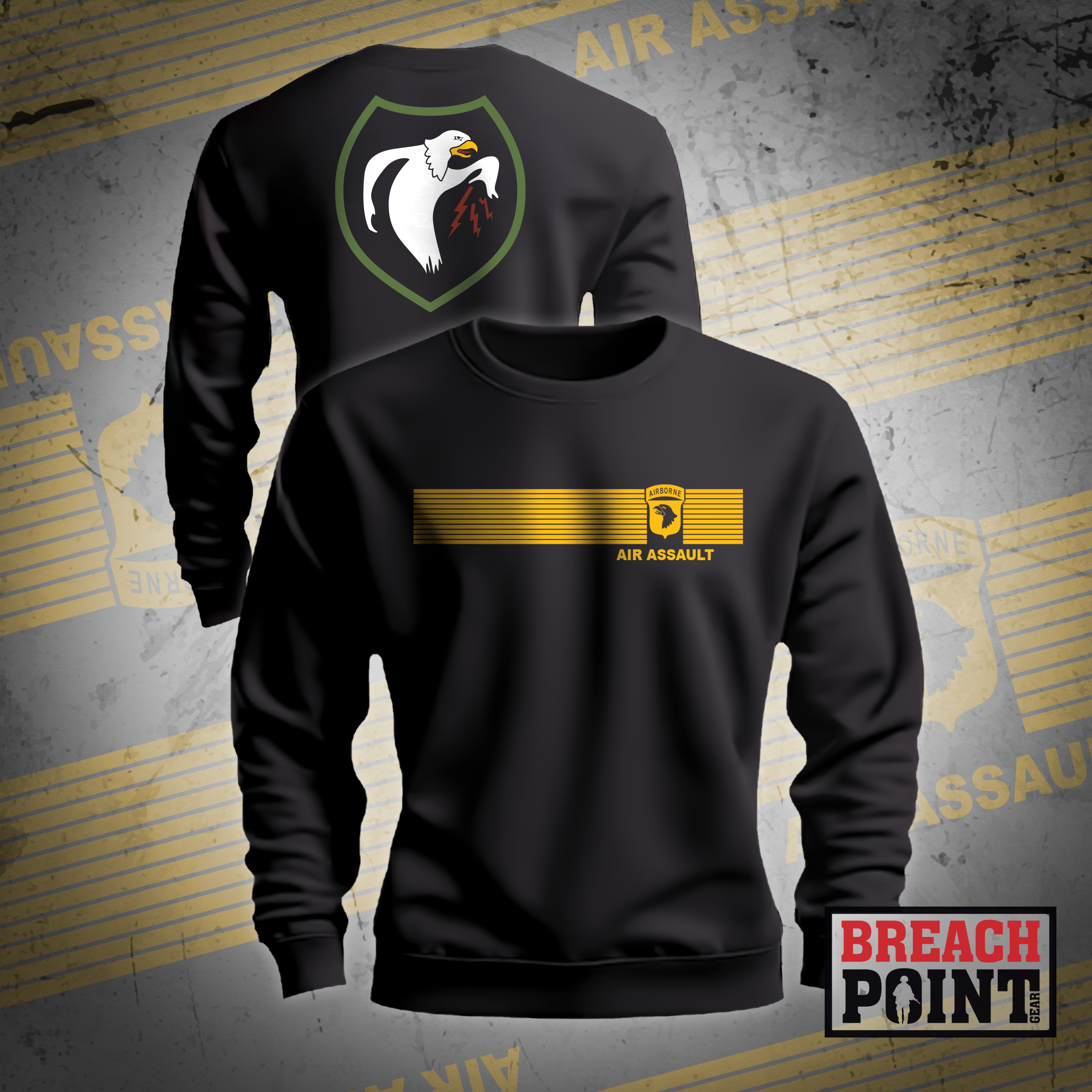 "G39" 101 Airborne Division, Headquarters and Headquarters Battalion - Sweatshirt (3)