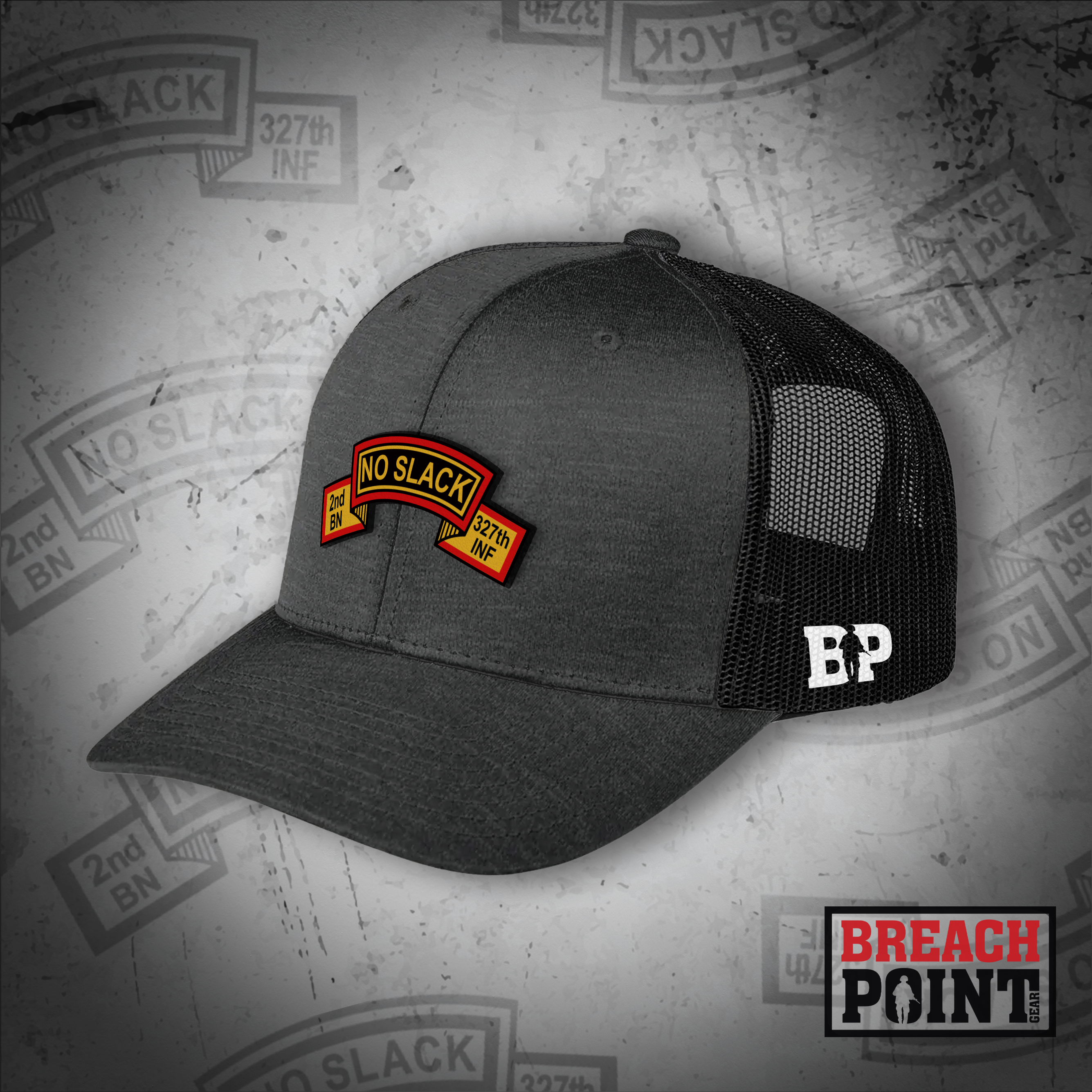 "NO SLACK" 2-327th Infantry Regiment - Caps
