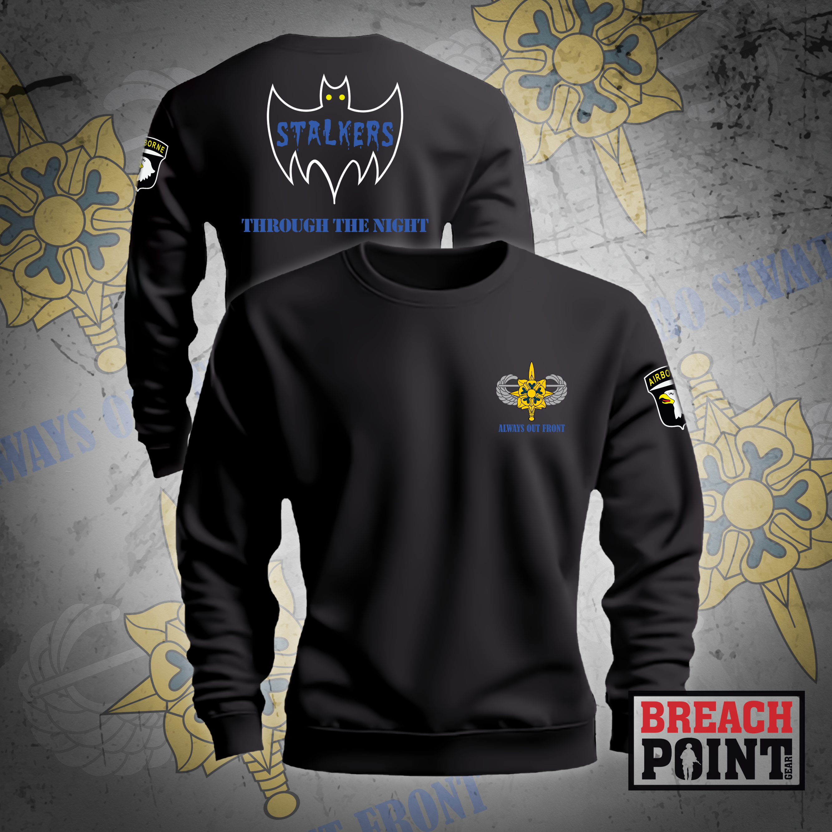 "STALKERS" D/326th Division Engineer Battalion - Sweatshirt