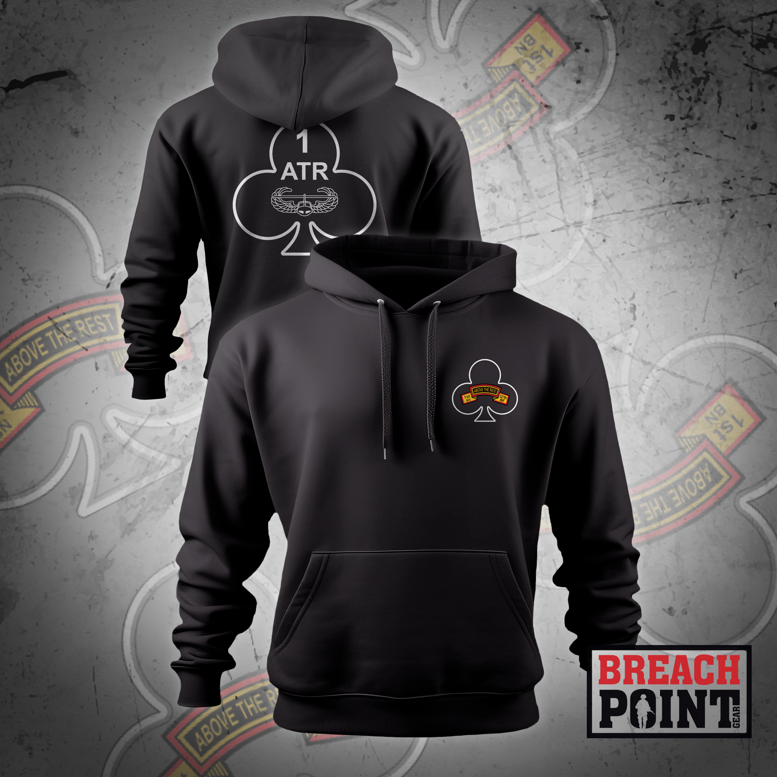 "BULLDOGS" 1-327th Infantry Regiment - Hoodie