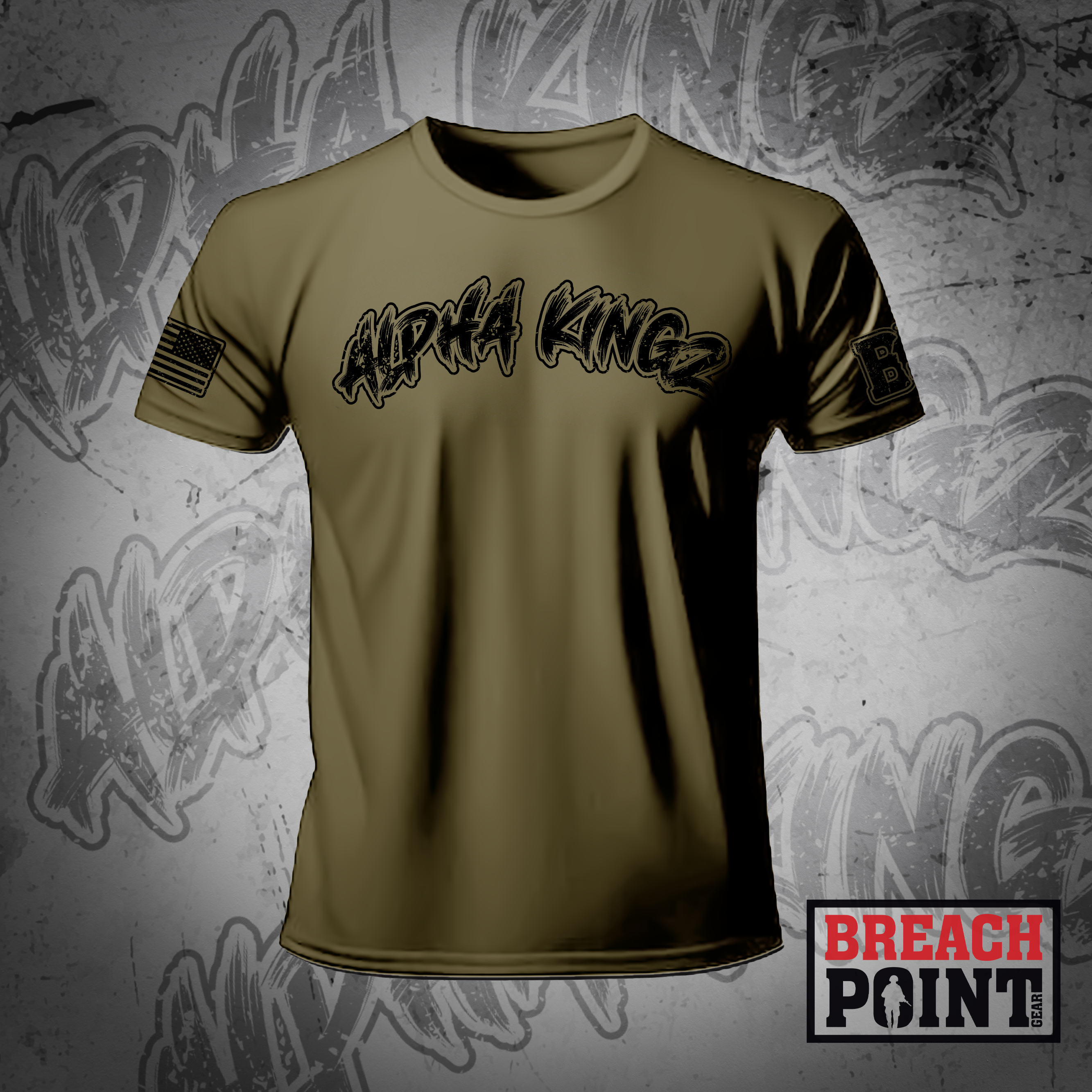 "ALPHA KINGZ" 1/1/A/101st Airborne Division Signal Battalion - Military Tee (2)