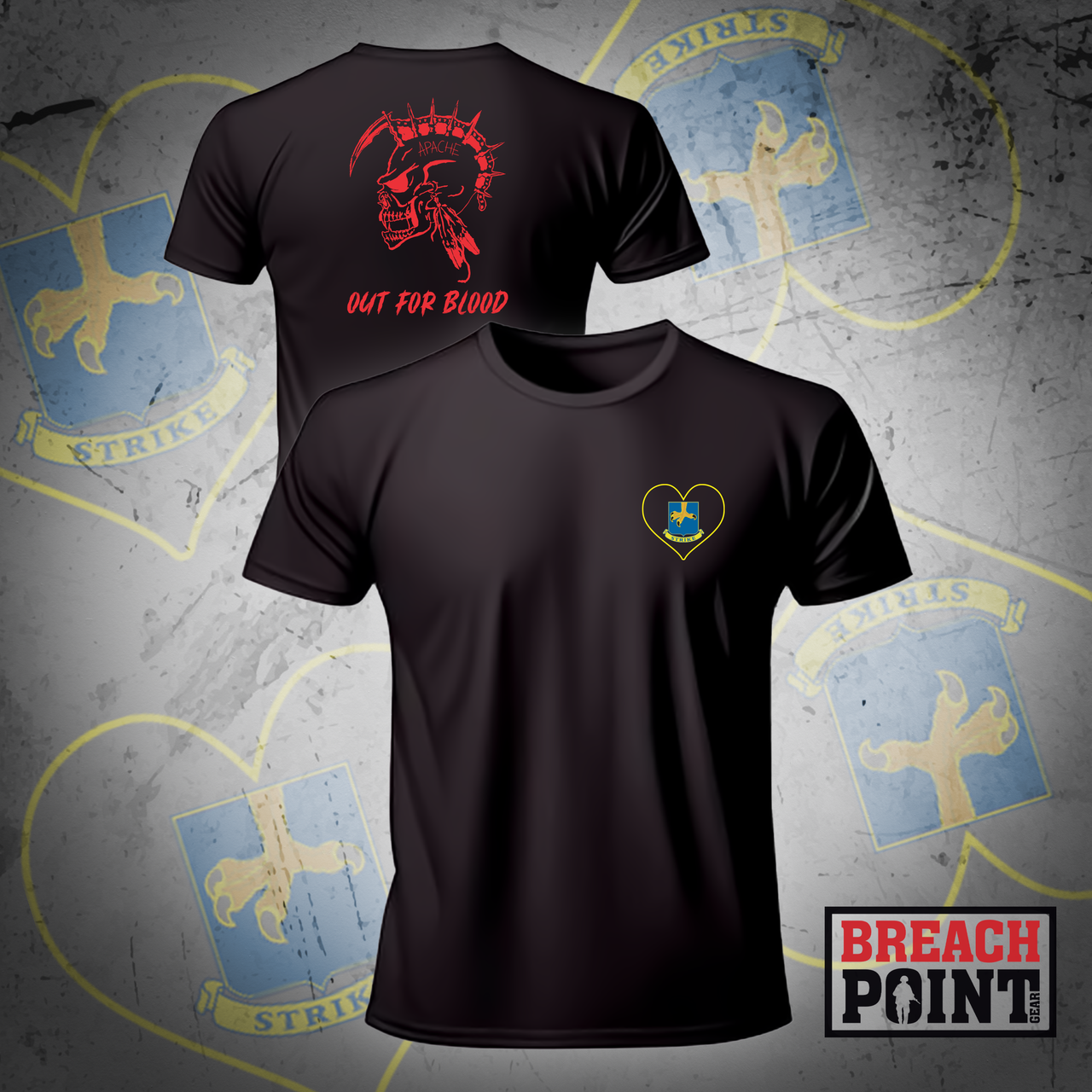 "APACHE" A/1-26th Infantry Regiment - Moisture Wicking