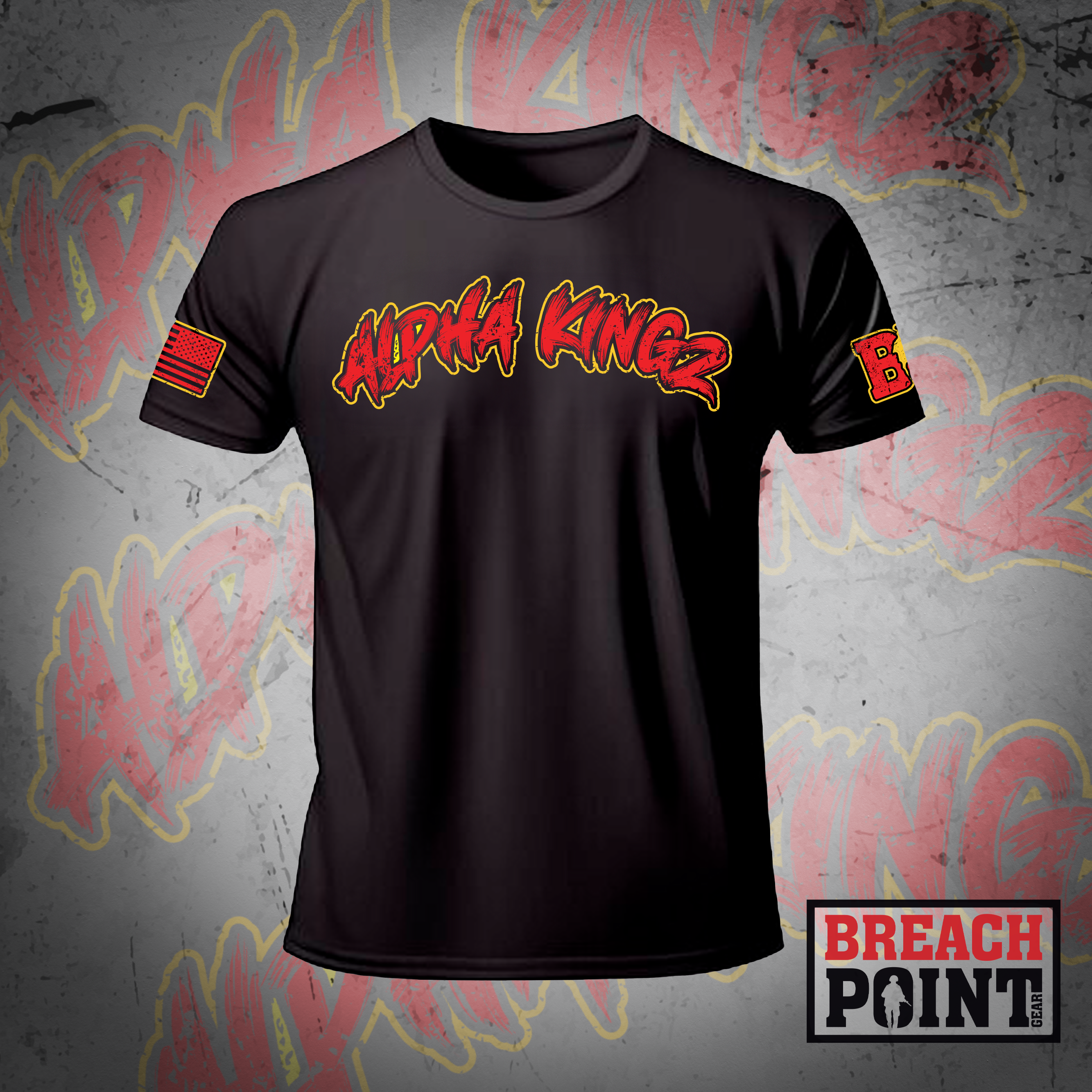 "ALPHA KINGZ" 1/1/A/101st Airborne Division Signal Battalion - T-Shirt (2)