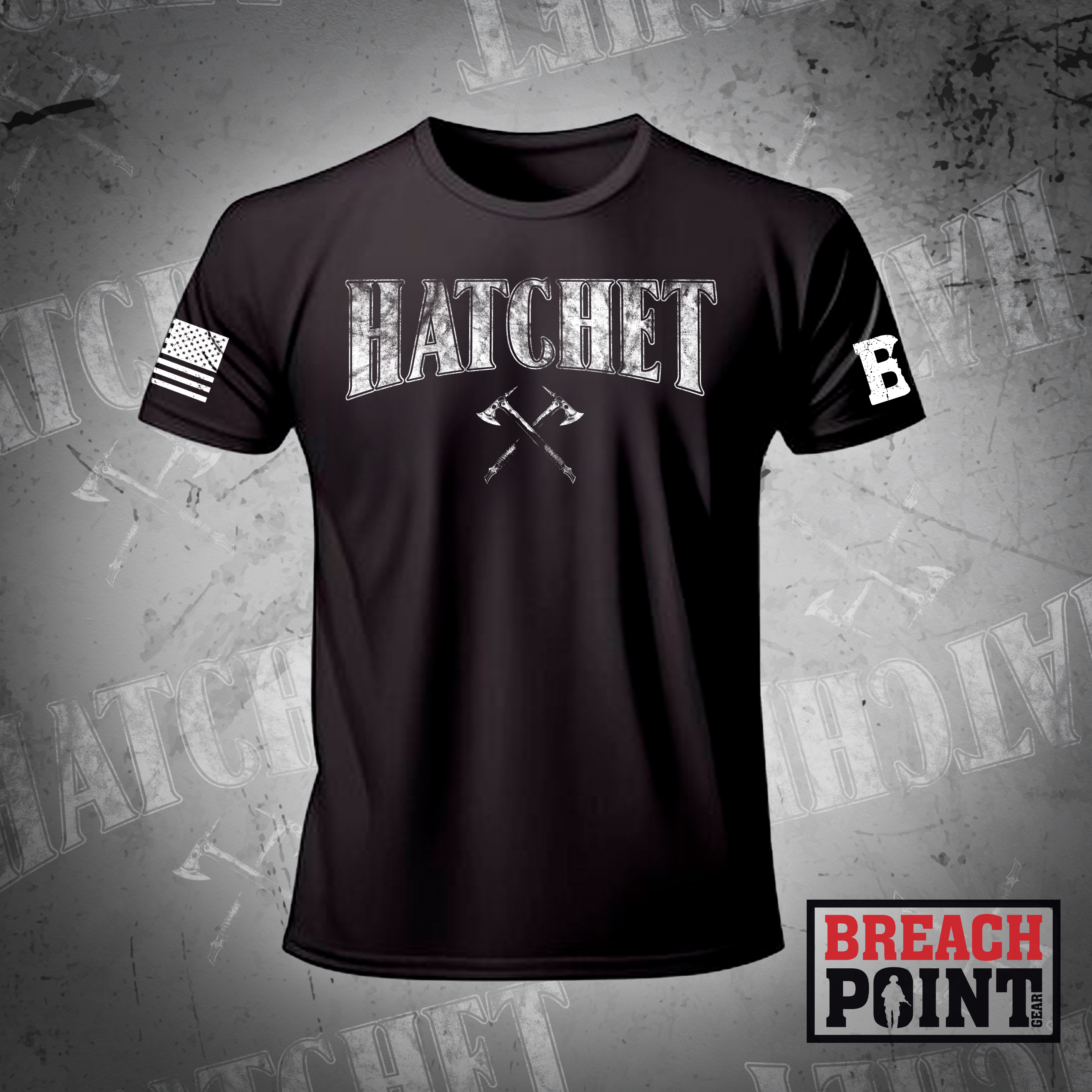 "HATCHET" HHC, 2-327th Infantry Regiment - T-Shirt (3)