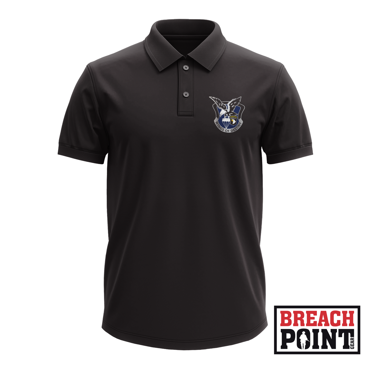 "WINGS OF DESTINY" 101st Combat Aviation Brigade - Polo (A40-3)