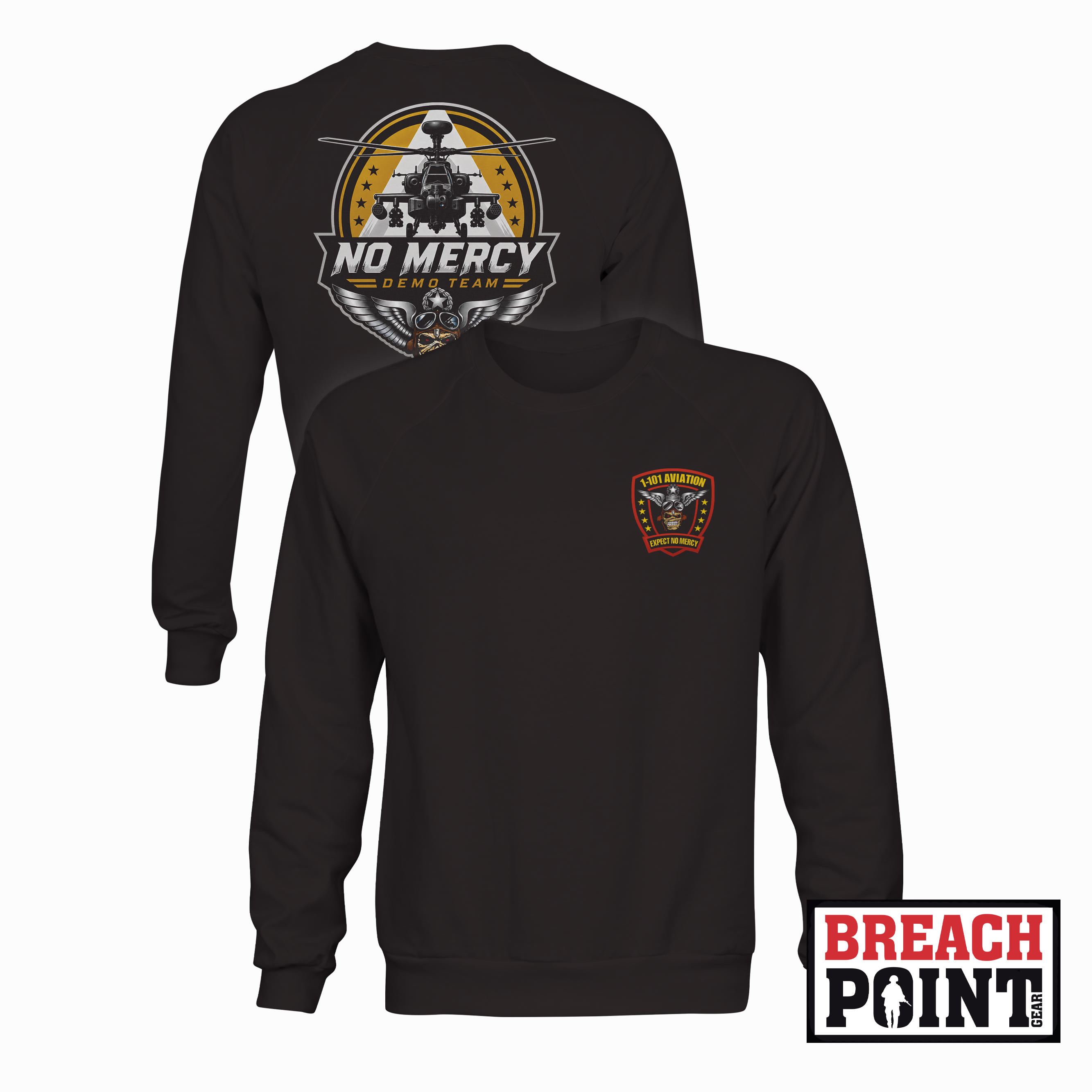 "BEARCATS" B/1-101st Combat Aviation Brigade - Sweatshirt (B128-13)