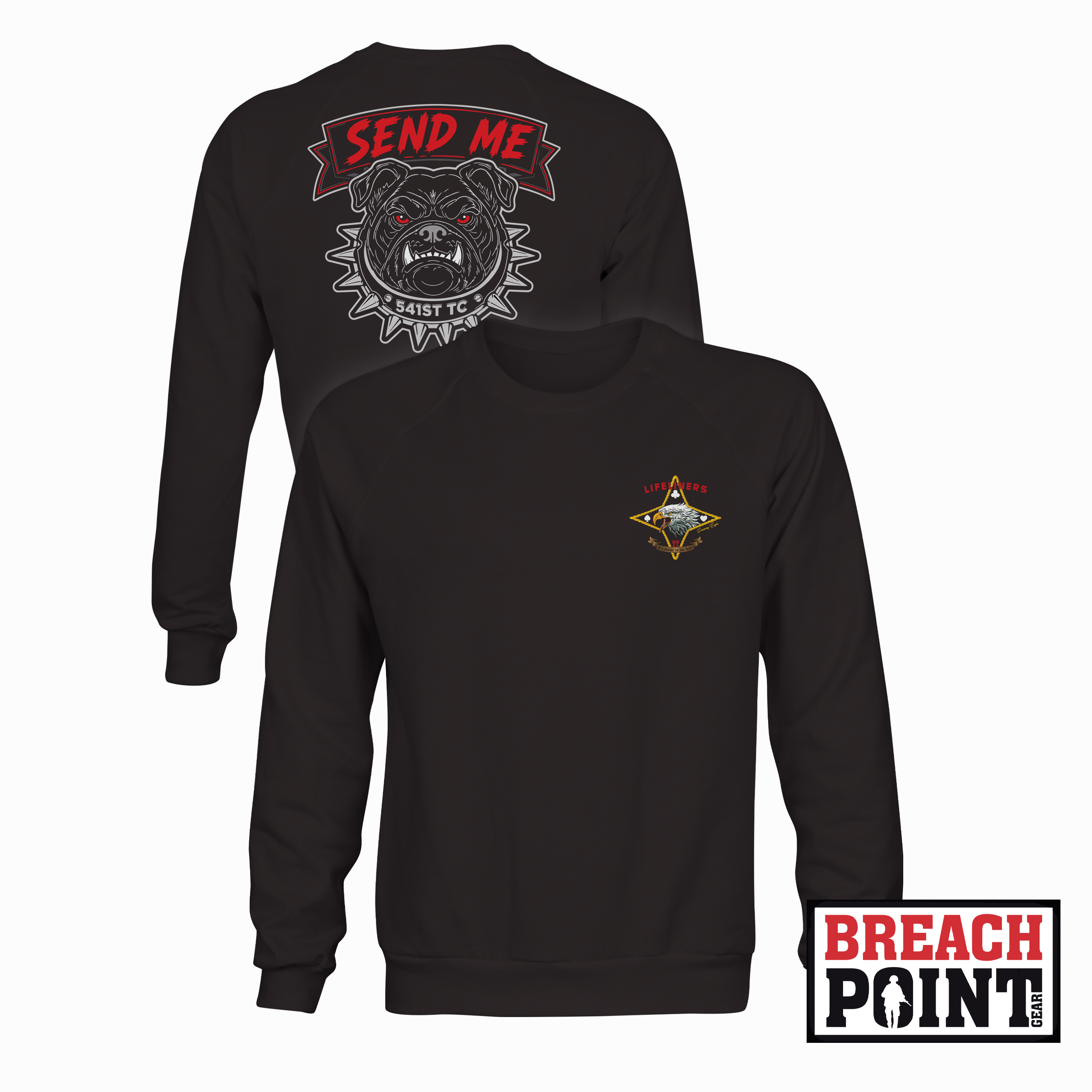 "FUEL DAWGS" 541st Transportation Company/129th Division Sustainment Support Battalion - Sweatshirt (B162)