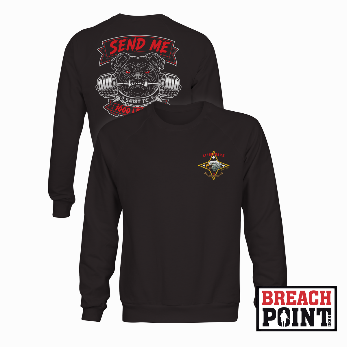 "FUEL DAWGS" 541st Transportation Company/129th Division Sustainment Support Battalion - Sweatshirt (B162-2)