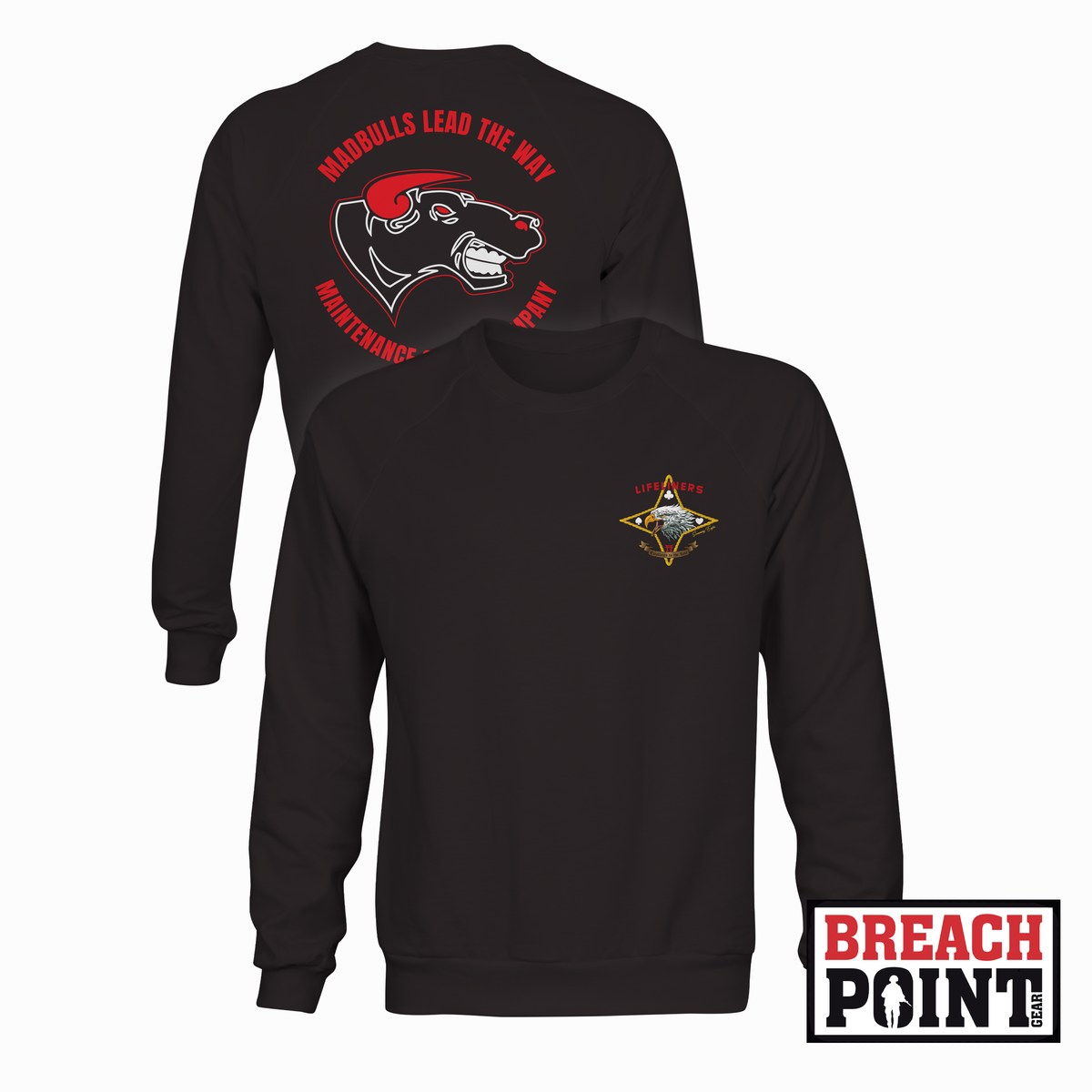 "MADBULLS" MSC/526th Light Support Battalion - Sweatshirt (B181-1)
