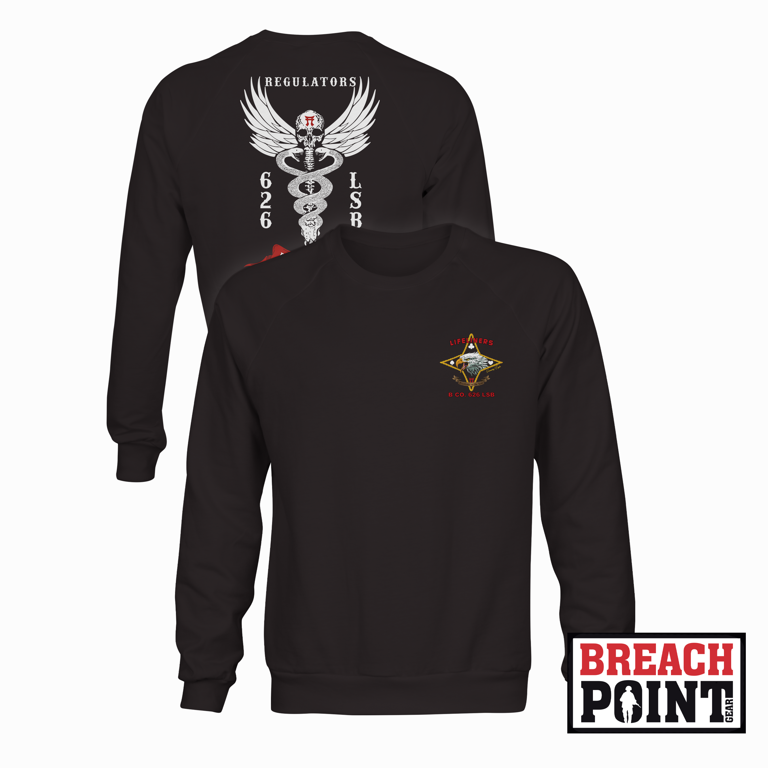 "REGULATORS" B/626th Light Support Battalion - Sweatshirt (B66-2)