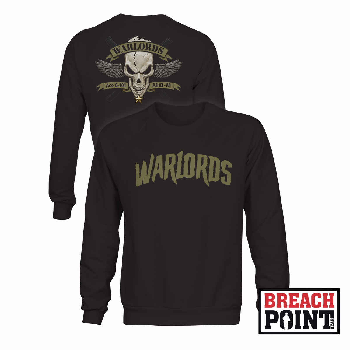 "WARLORDS" A/6-101st Combat Aviation Battalion - Sweatshirt (B175-6)