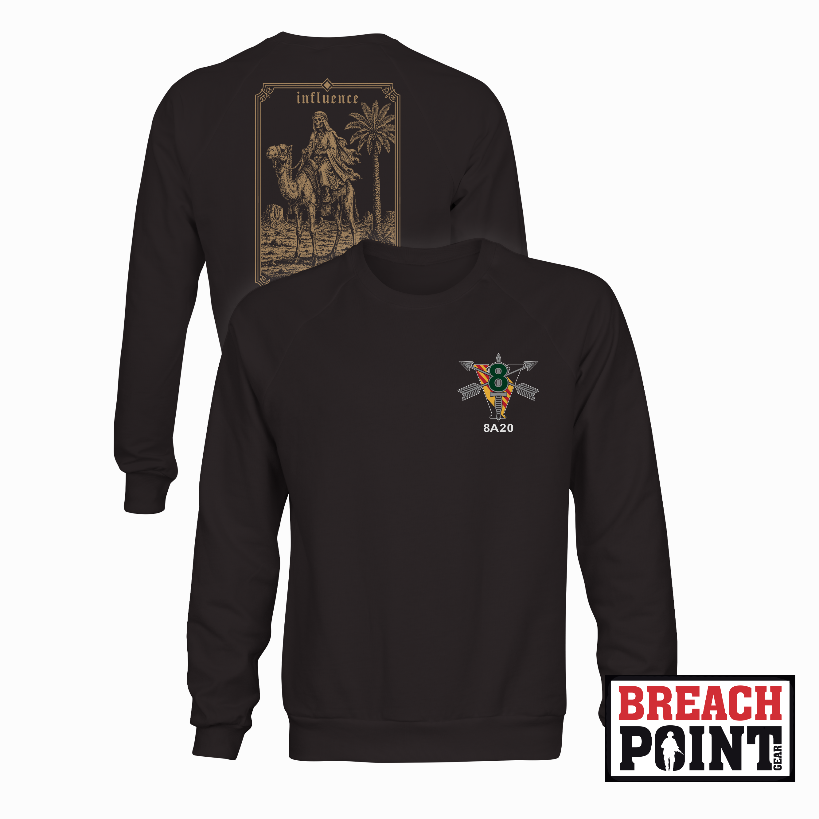 "PHANTOMS" A/8th Psychological Operations Battalion - Sweatshirt (B145-2)