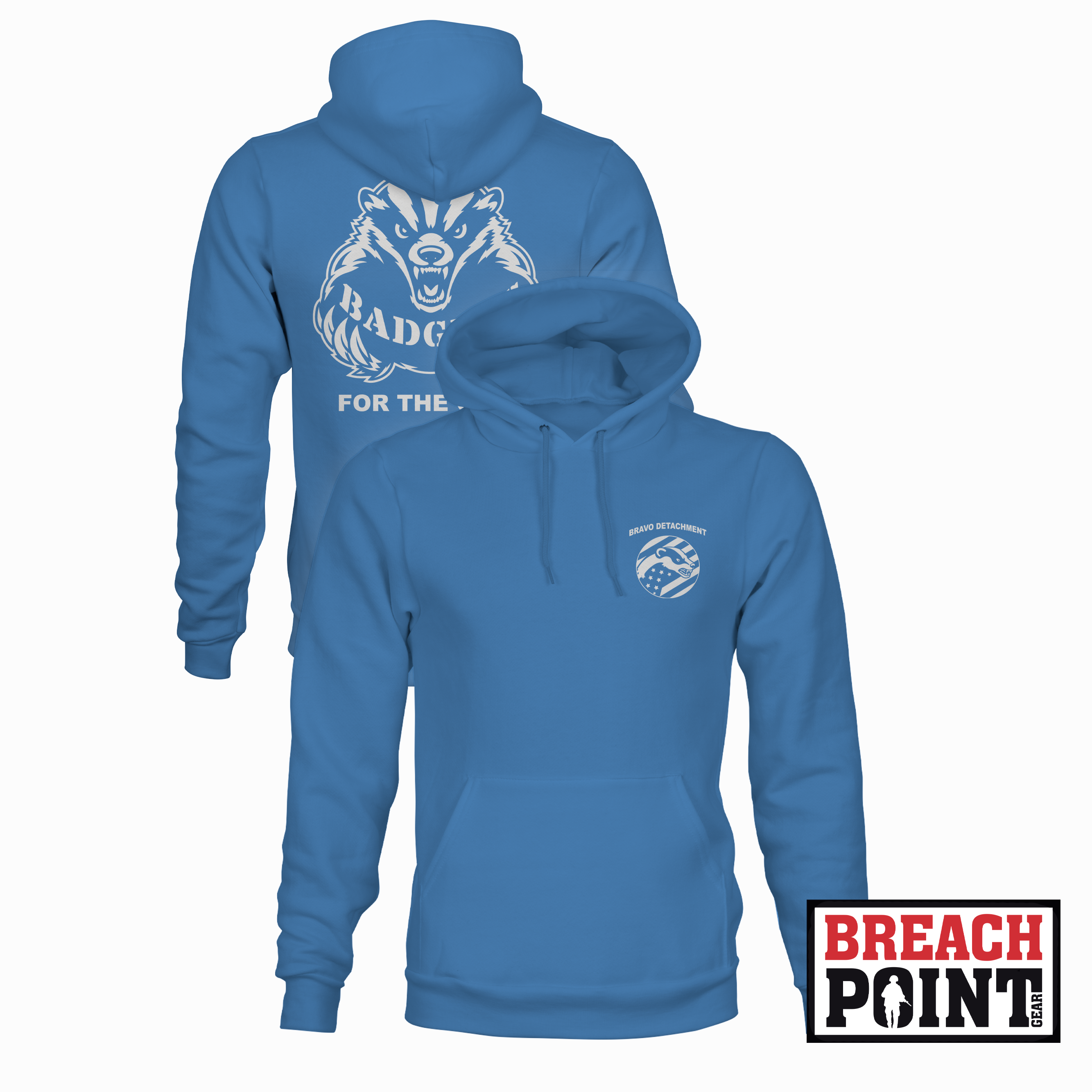 "BADGERS" B/302nd Intelligence and Electronic Warfare Battalion - Hoodie (B152-7)