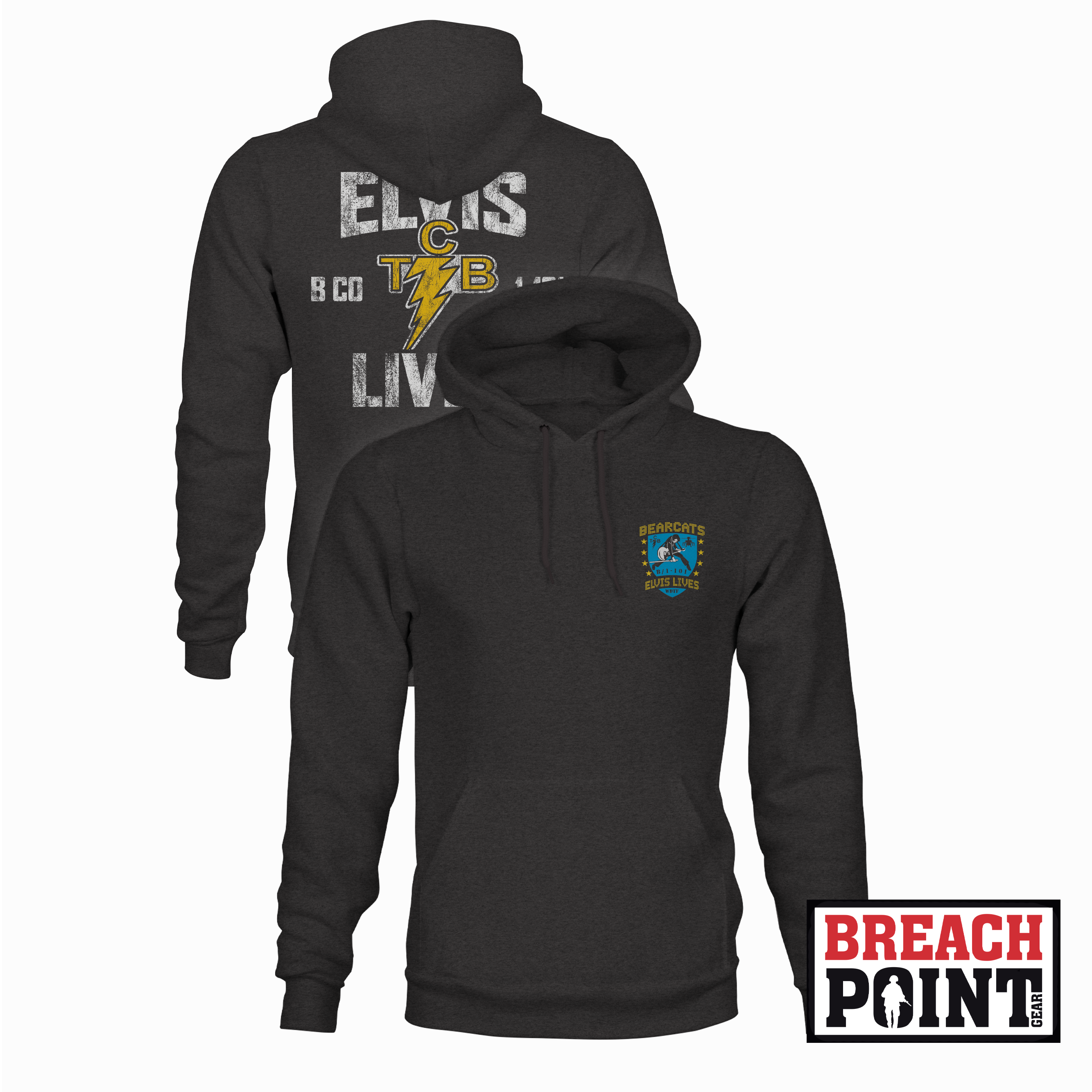 "BEARCATS" B/1-101st Combat Aviation Brigade - Hoodie (B128-5)
