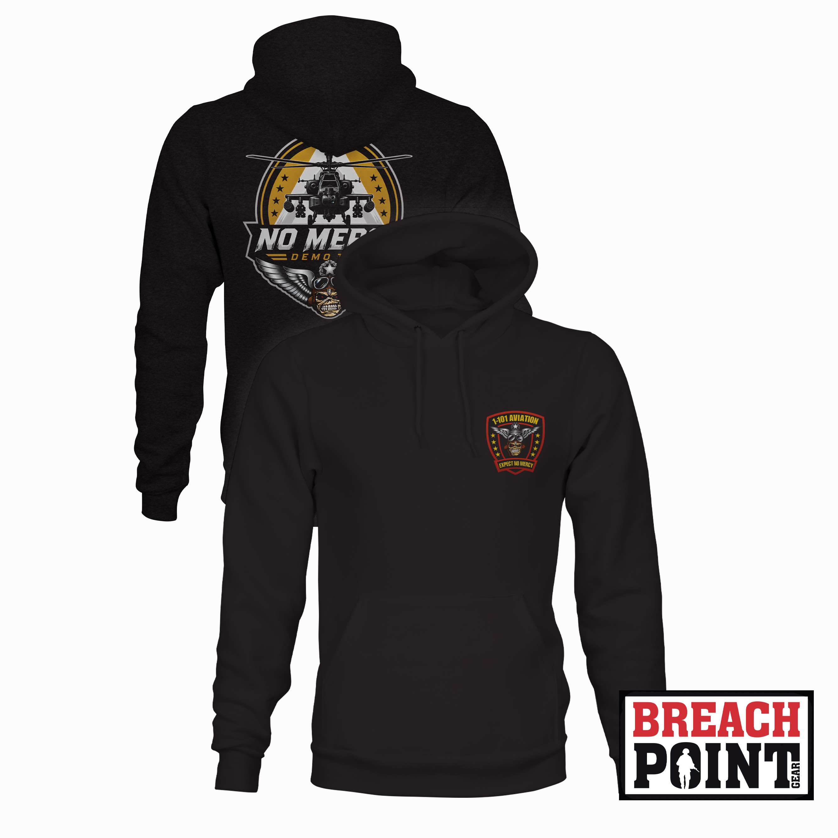 "BEARCATS" B/1-101st Combat Aviation Brigade - Hoodie (B128-13)