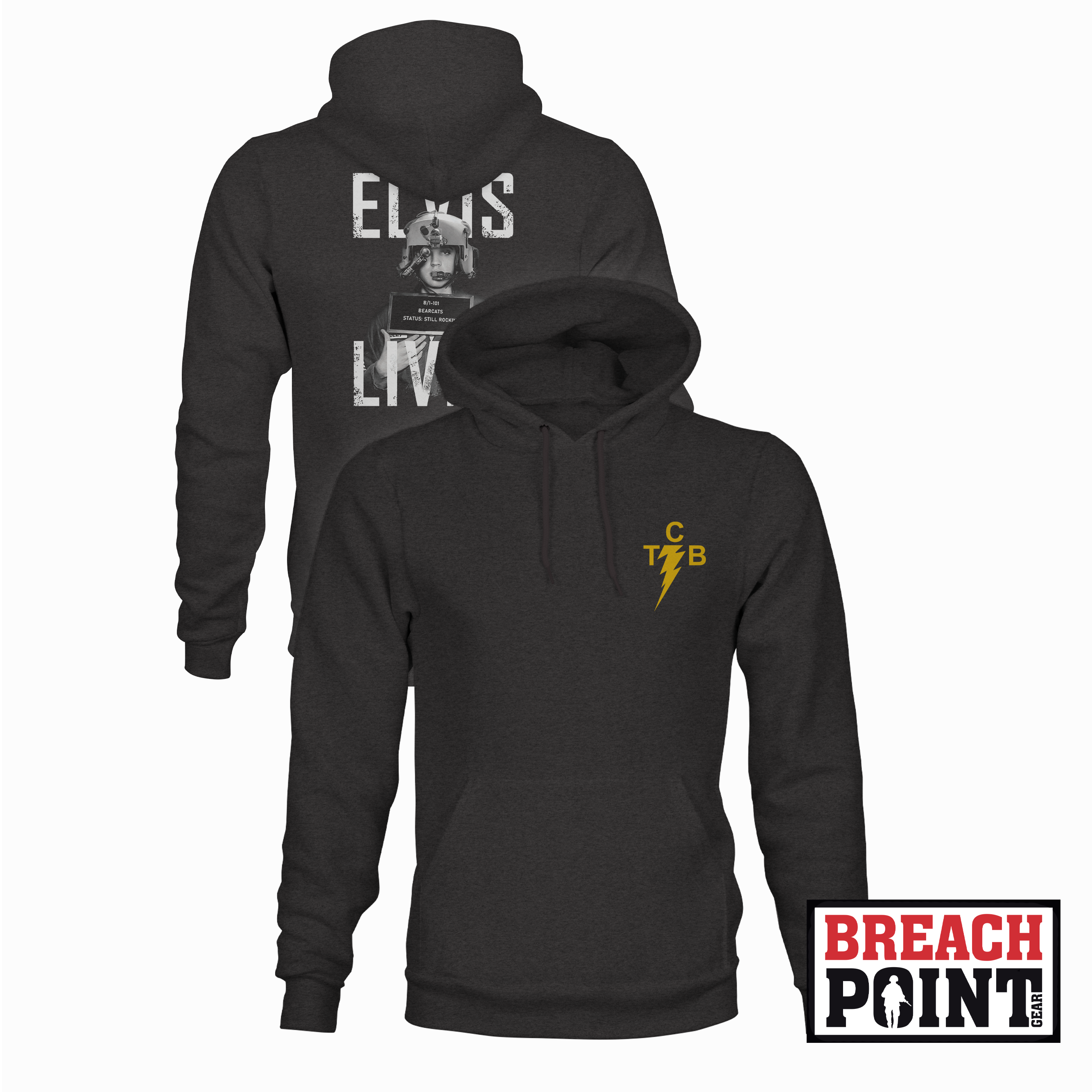 "BEARCATS" B/1-101st Combat Aviation Brigade - Hoodie (B128-6)
