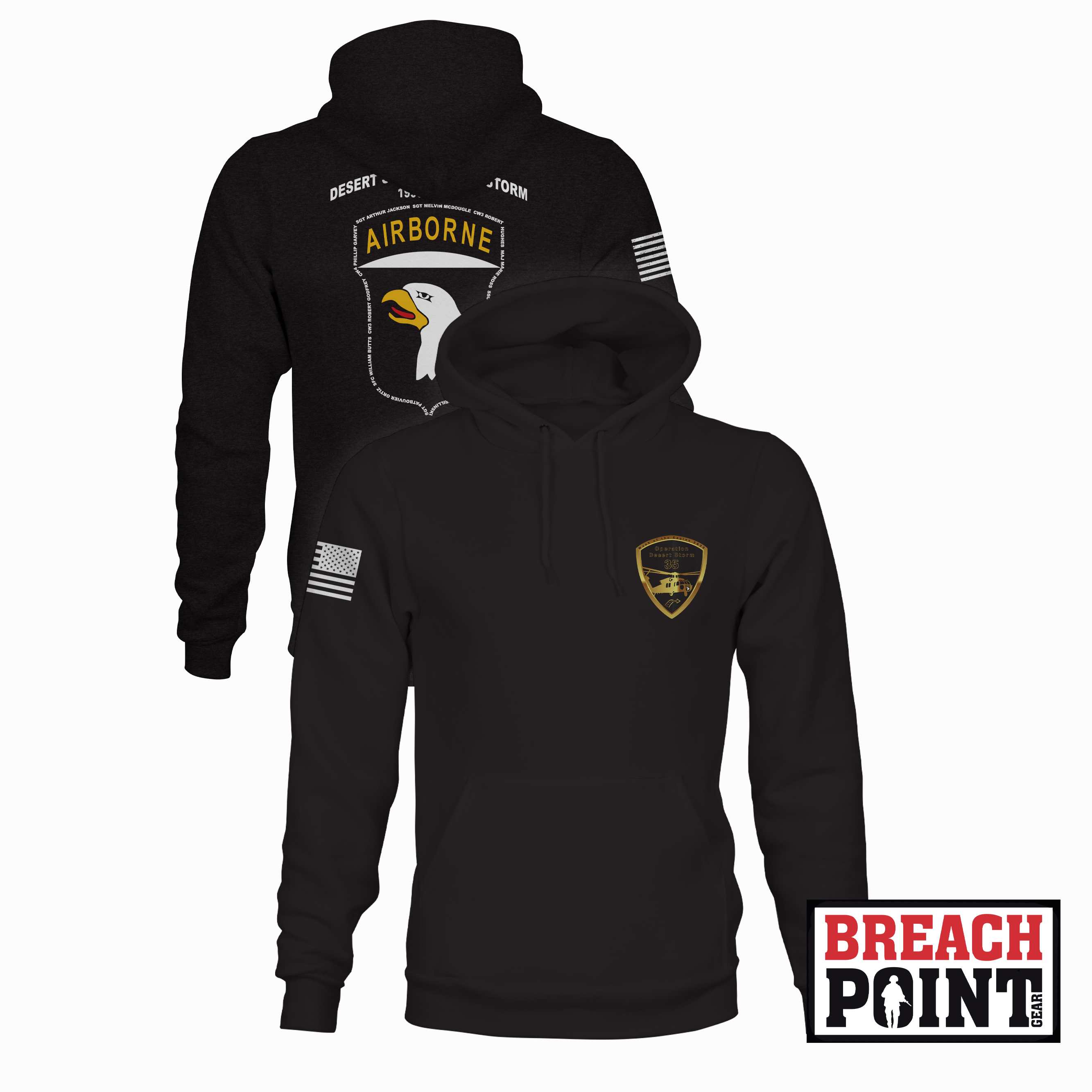 "GLADIATORS" 101 Airborne Division, Headquarters and Headquarters Battalion - Hoodie (A01-2)