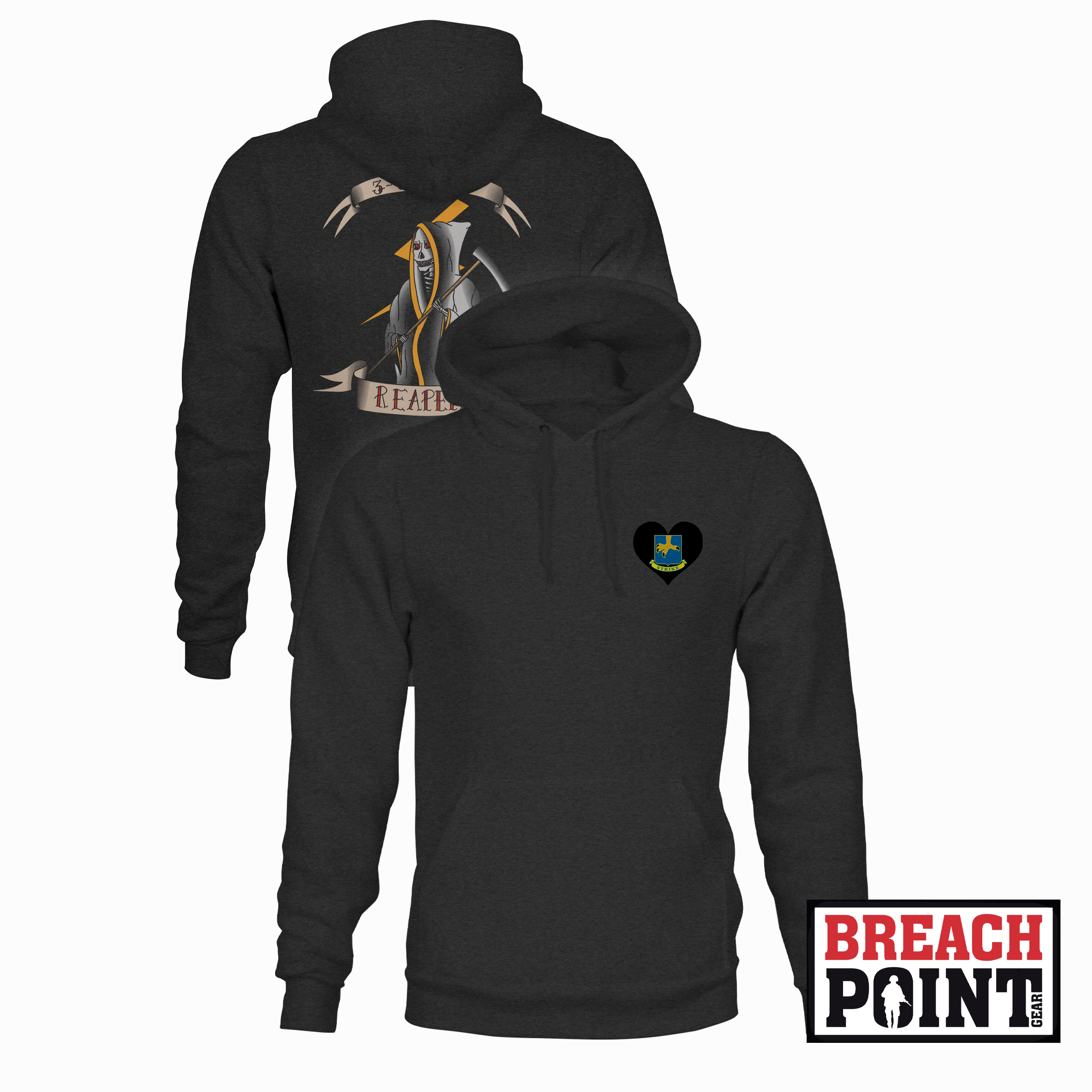 "REAPERS" 3/C/1-26th Infantry Regiment - Hoodie (B164-1)