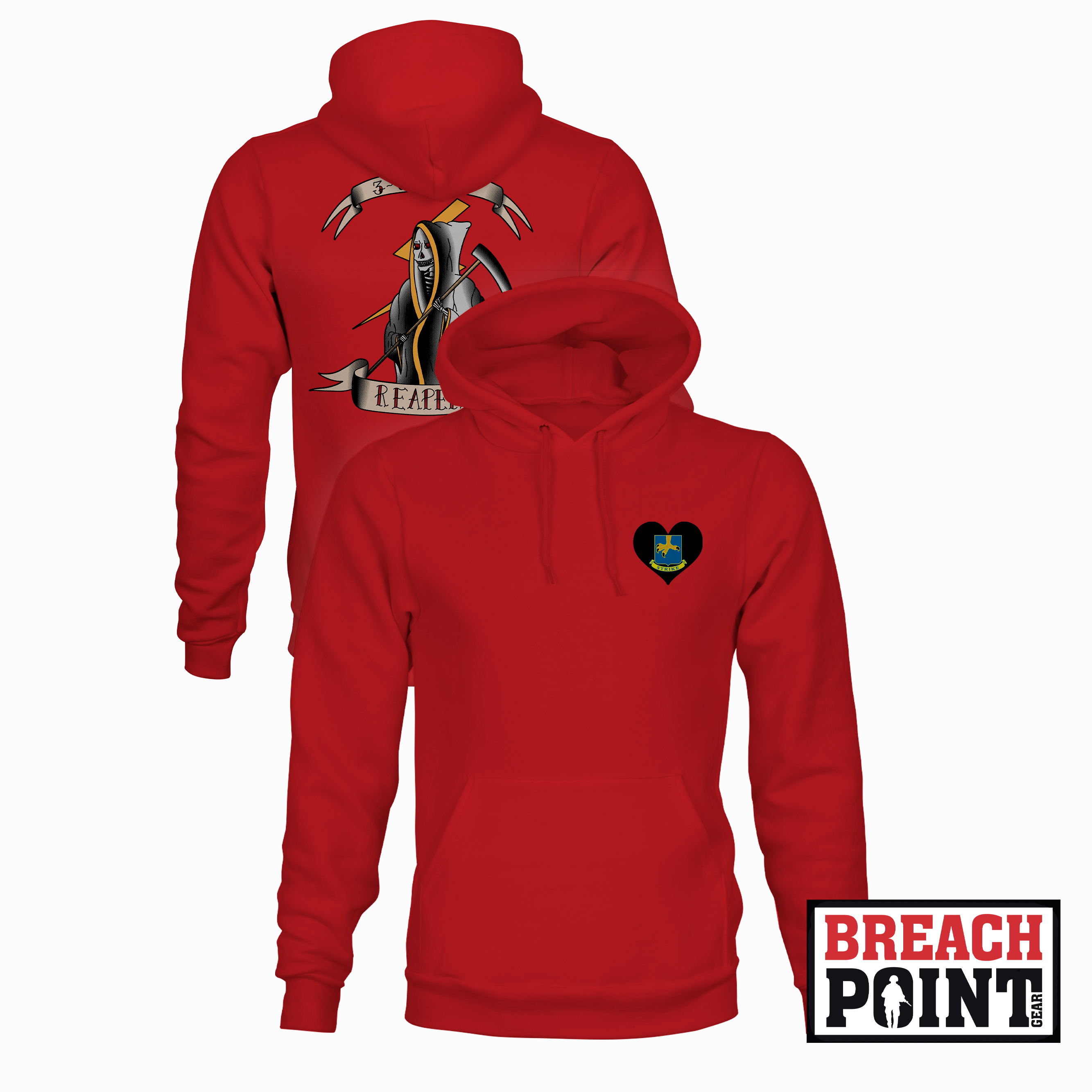 "REAPERS" 3/C/1-26th Infantry Regiment - Hoodie (B164-2)