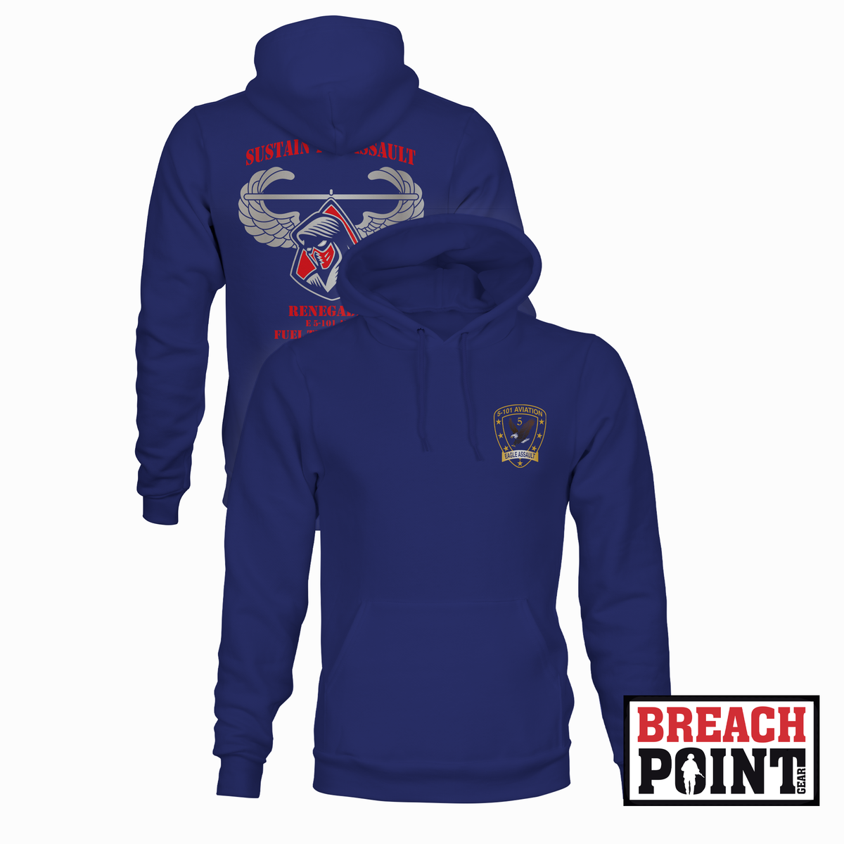 "RENEGADES" E/5-101st Combat Aviation Brigade - Hoodie (B05-2)