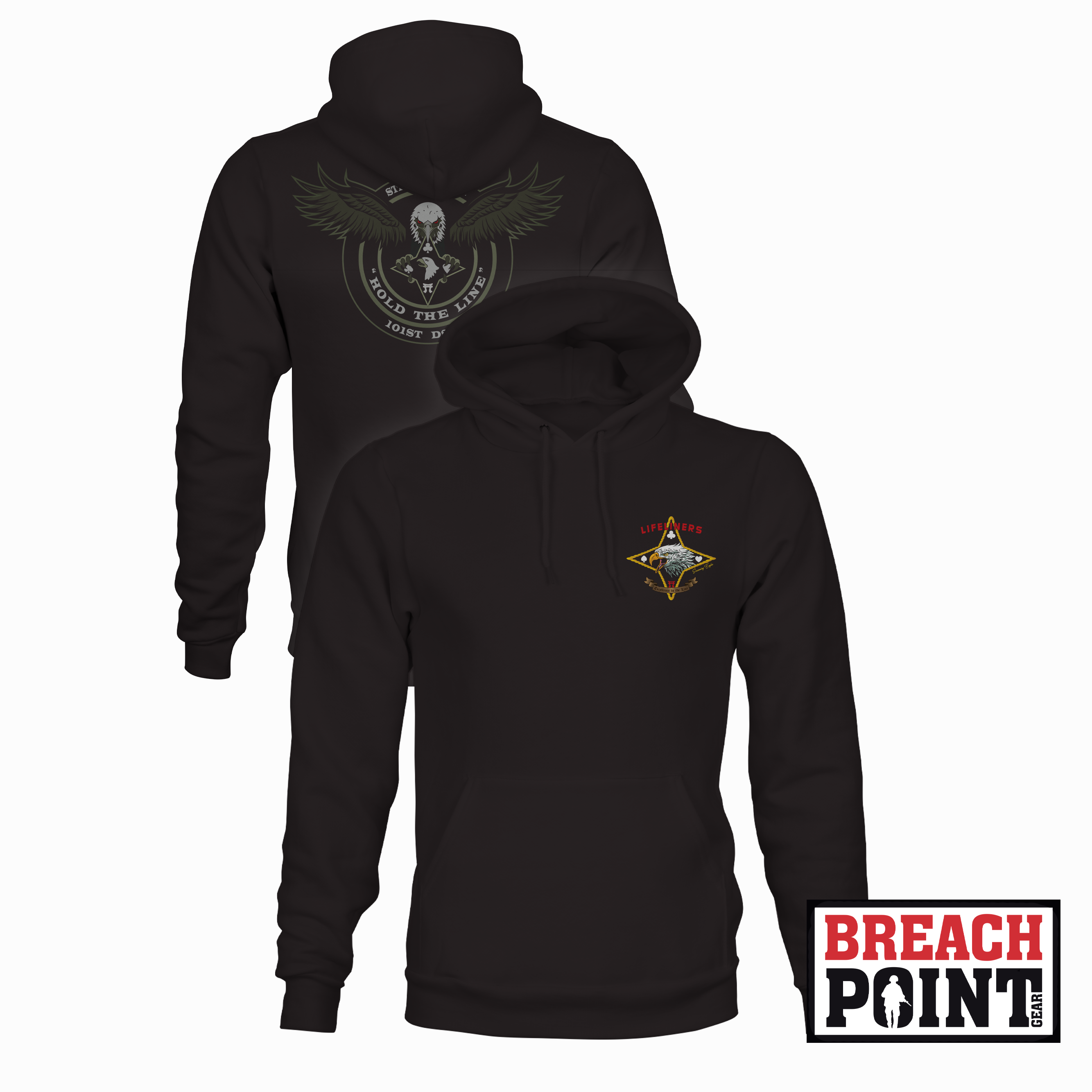 "STEADY EAGLE" 101st Division Sustainment Troops Battalion - Hoodie (A20-2)