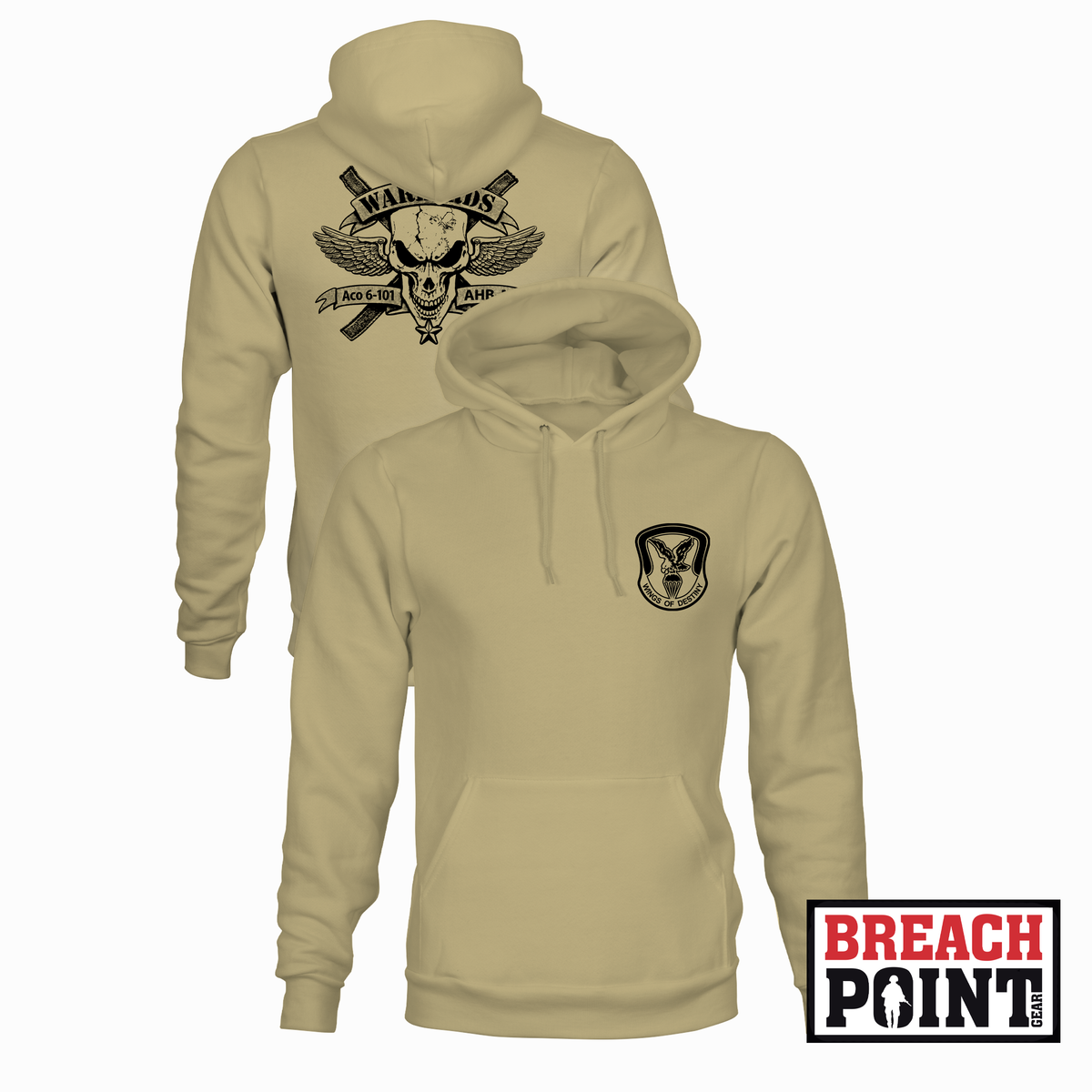 "WARLORDS" A/6-101st Combat Aviation Battalion - Hoodie (B175-2)