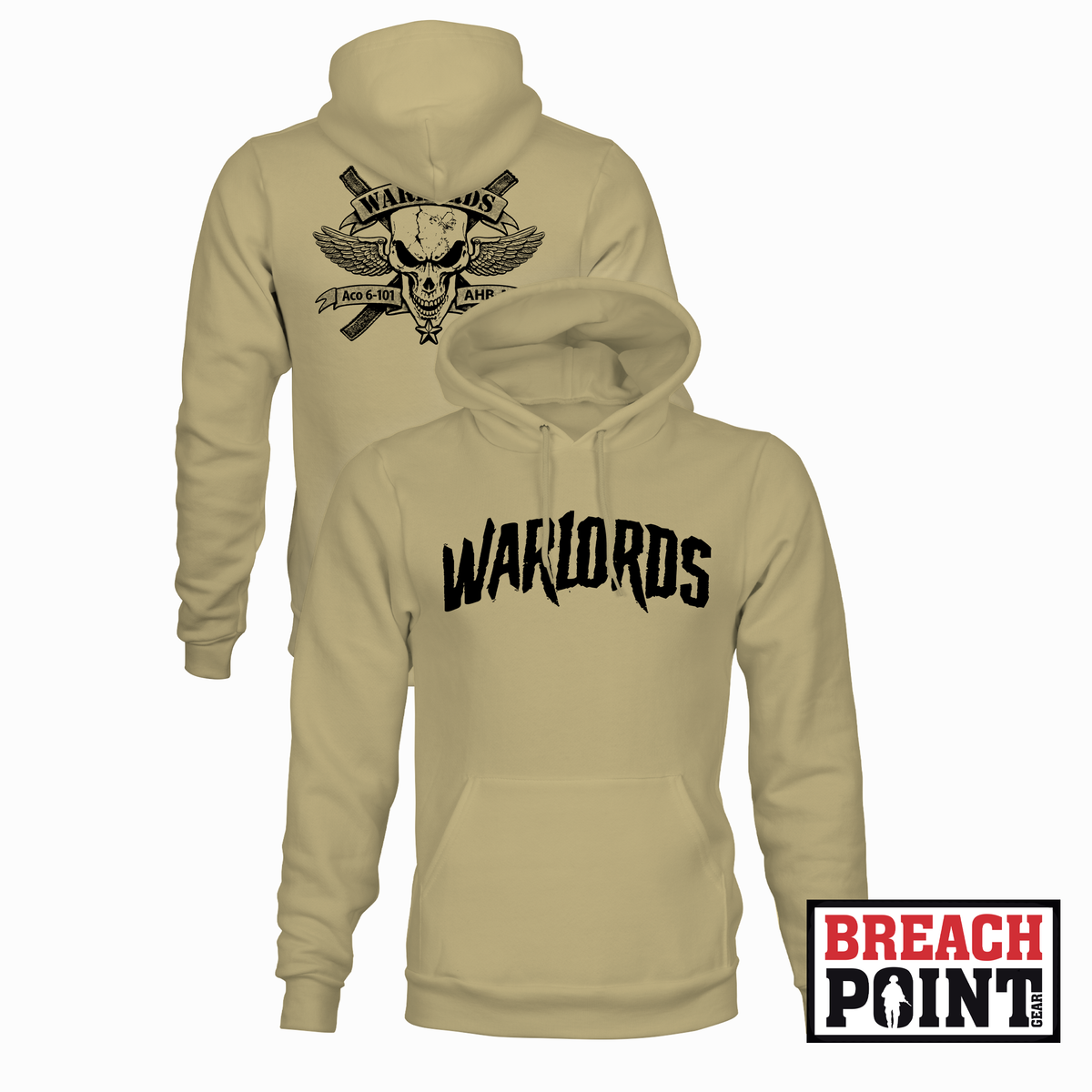 "WARLORDS" A/6-101st Combat Aviation Battalion - Hoodie (B175-7)
