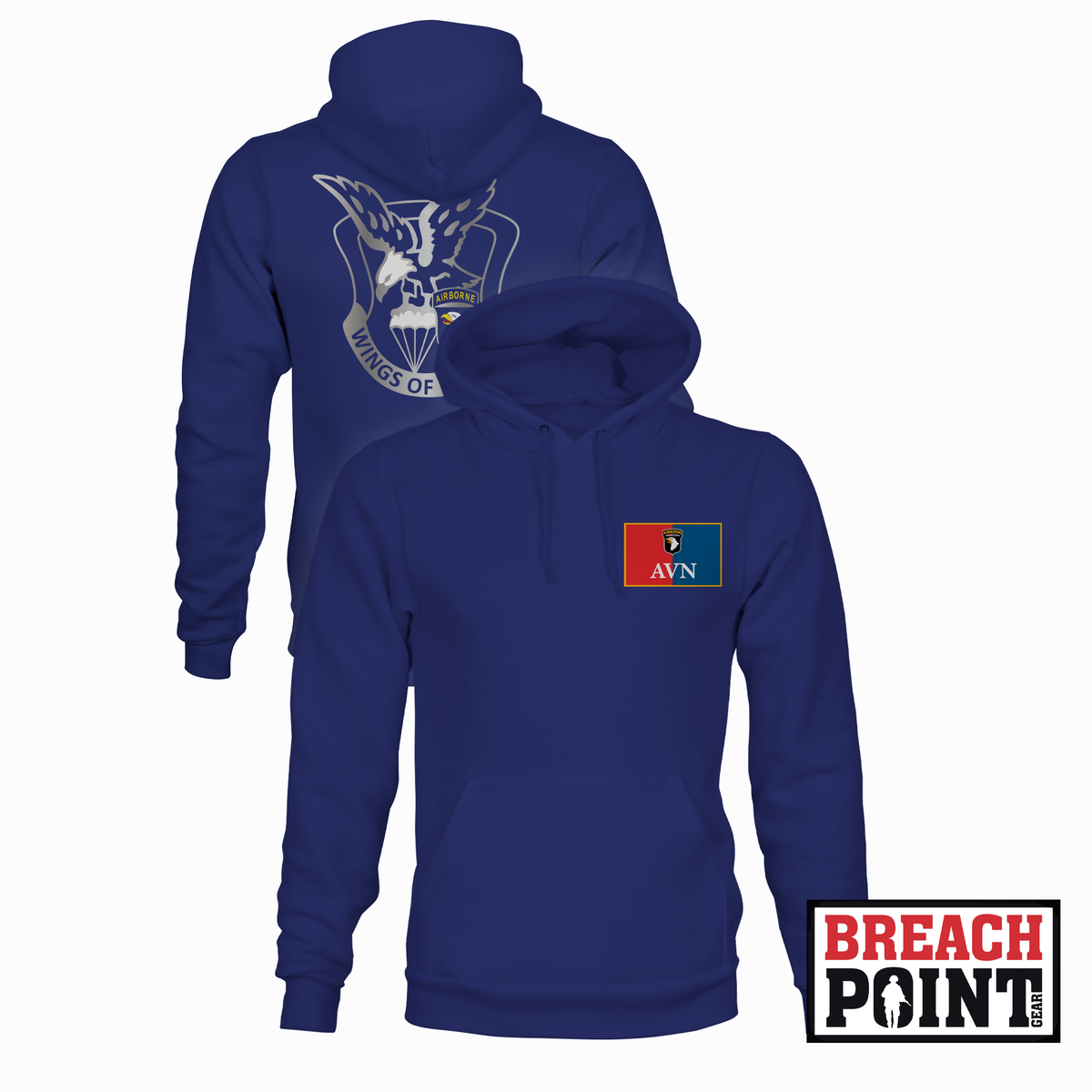 "WINGS OF DESTINY" 101st Combat Aviation Brigade - Hoodie (A40-1)