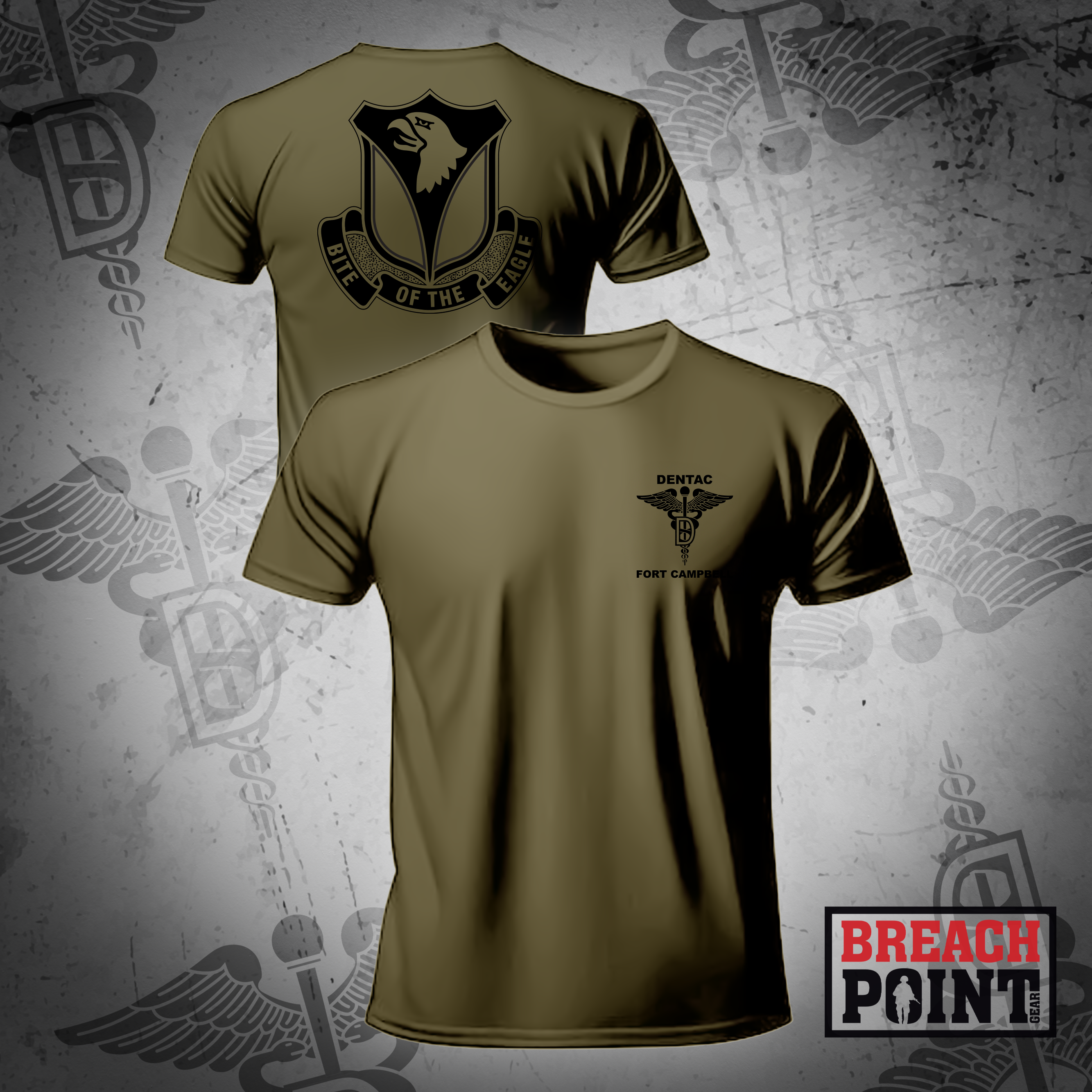 "BITE OF THE EAGLE" Dental Health Activity - Fort Campbell - Military Tee (1)