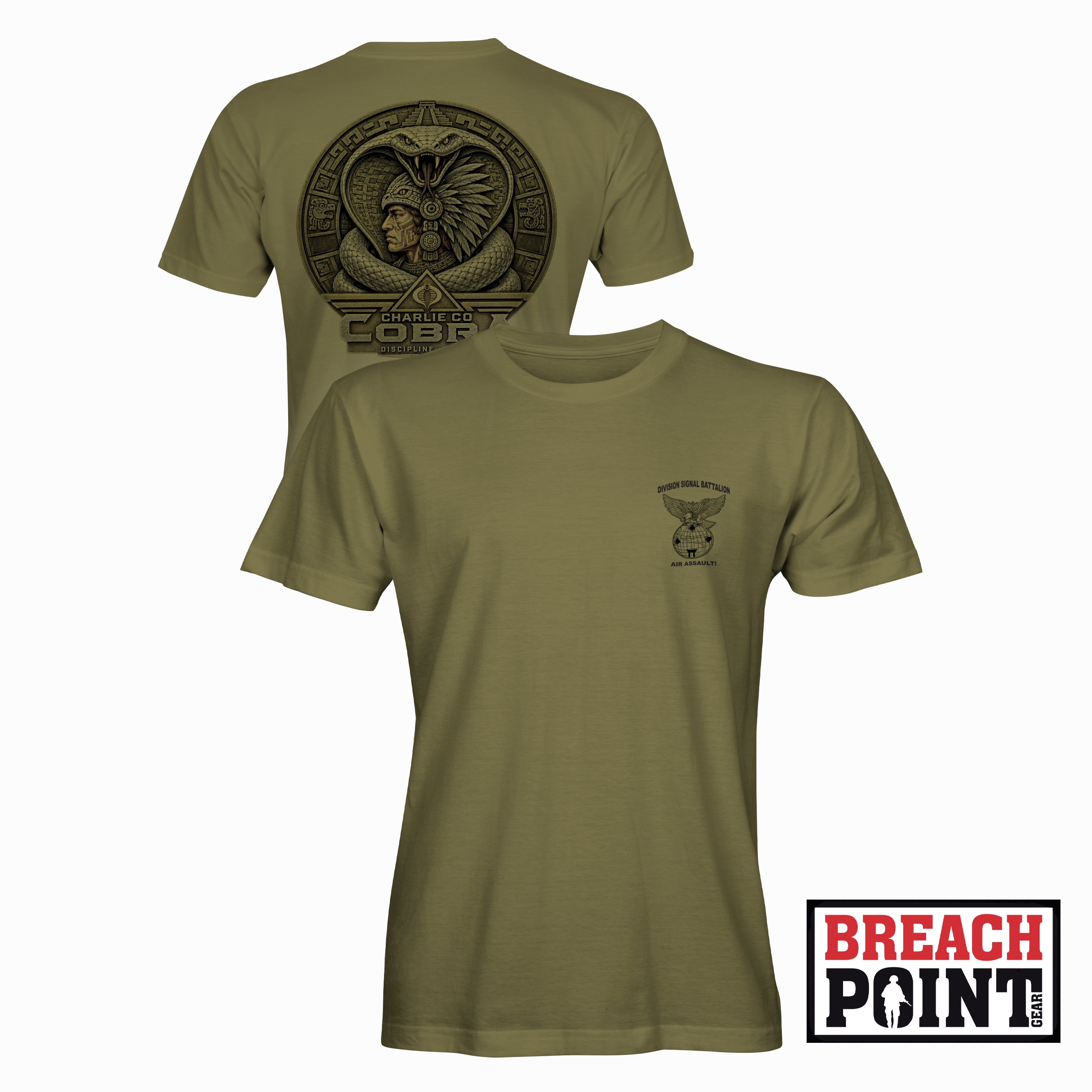 "COBRA" C/501st Division Signal Battalion - Military Tee (B146)