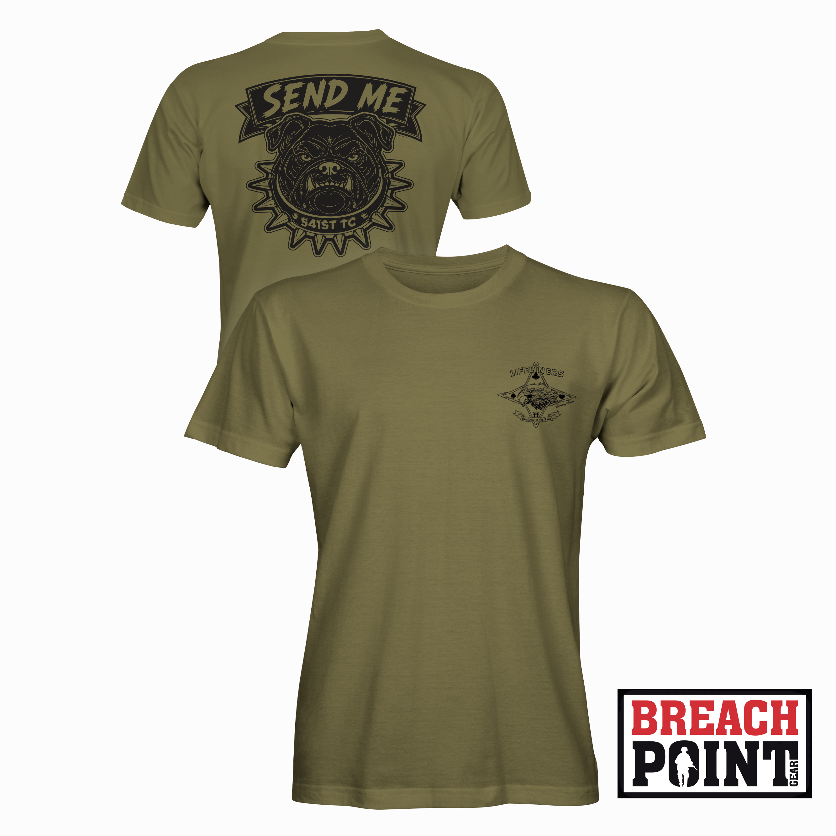 "FUEL DAWGS" 541st Transportation Company/129th Division Sustainment Support Battalion - Military Tee (B162)