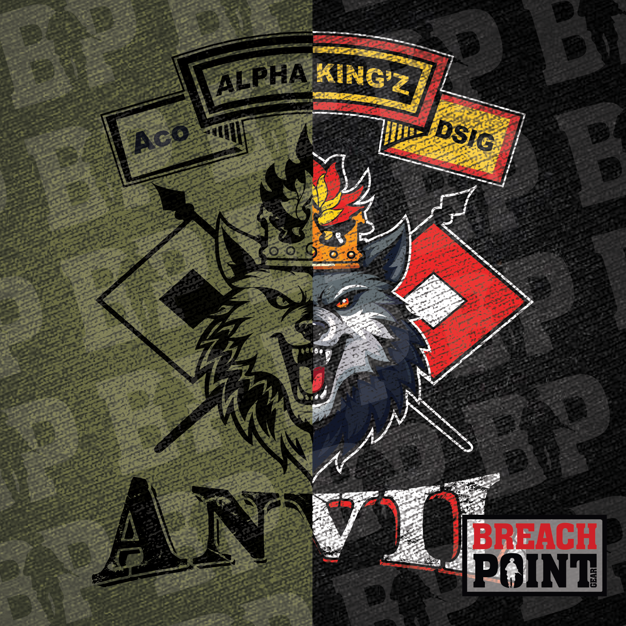 "ALPHA KINGZ" 1/1/A/101st Airborne Division Signal Battalion - Hoodie