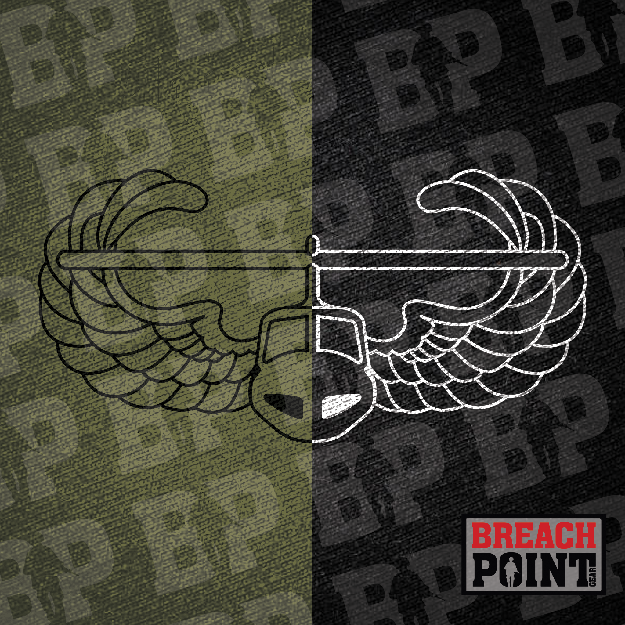 "BADGERS" B/302nd Intelligence and Electronic Warfare Battalion - Military Tee (B152-2)