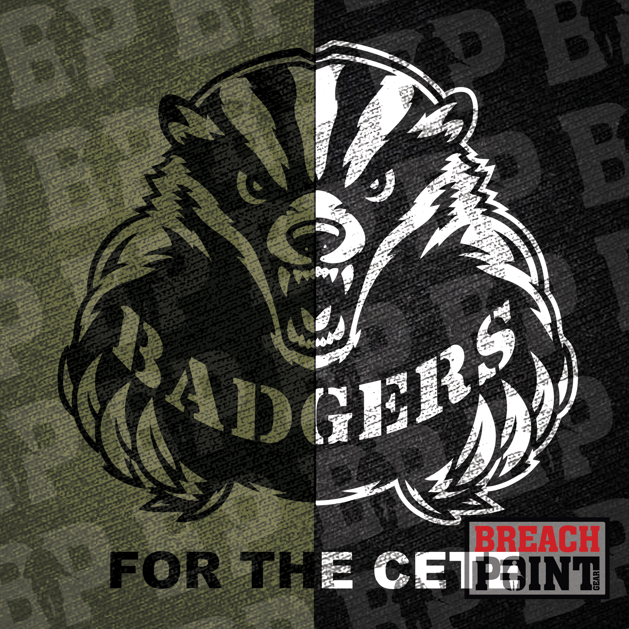 "BADGERS" B/302nd Intelligence and Electronic Warfare Battalion - Military Tee (B152-6)