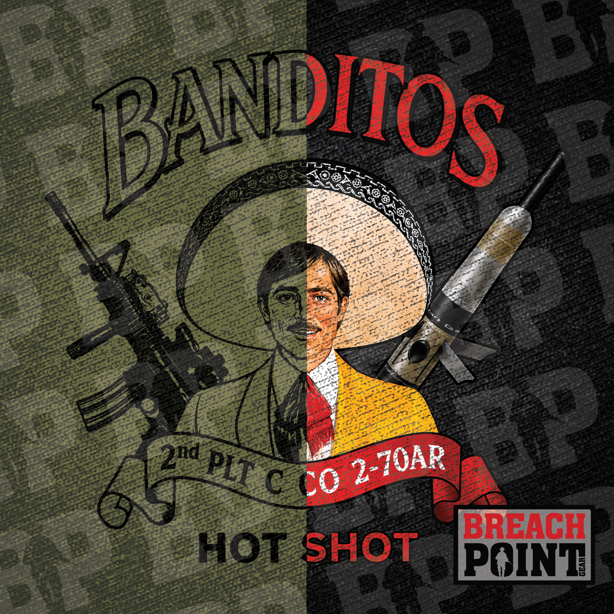 "BANDITOS" 2/C/2-70th Armored Regiment - Sweatshirt (B171-2)