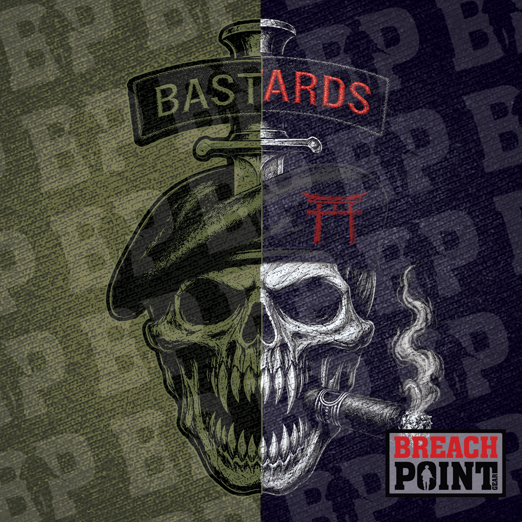 "BASTARDS" 3/B/3-187th Infantry Regiment - Military Tee (B144)