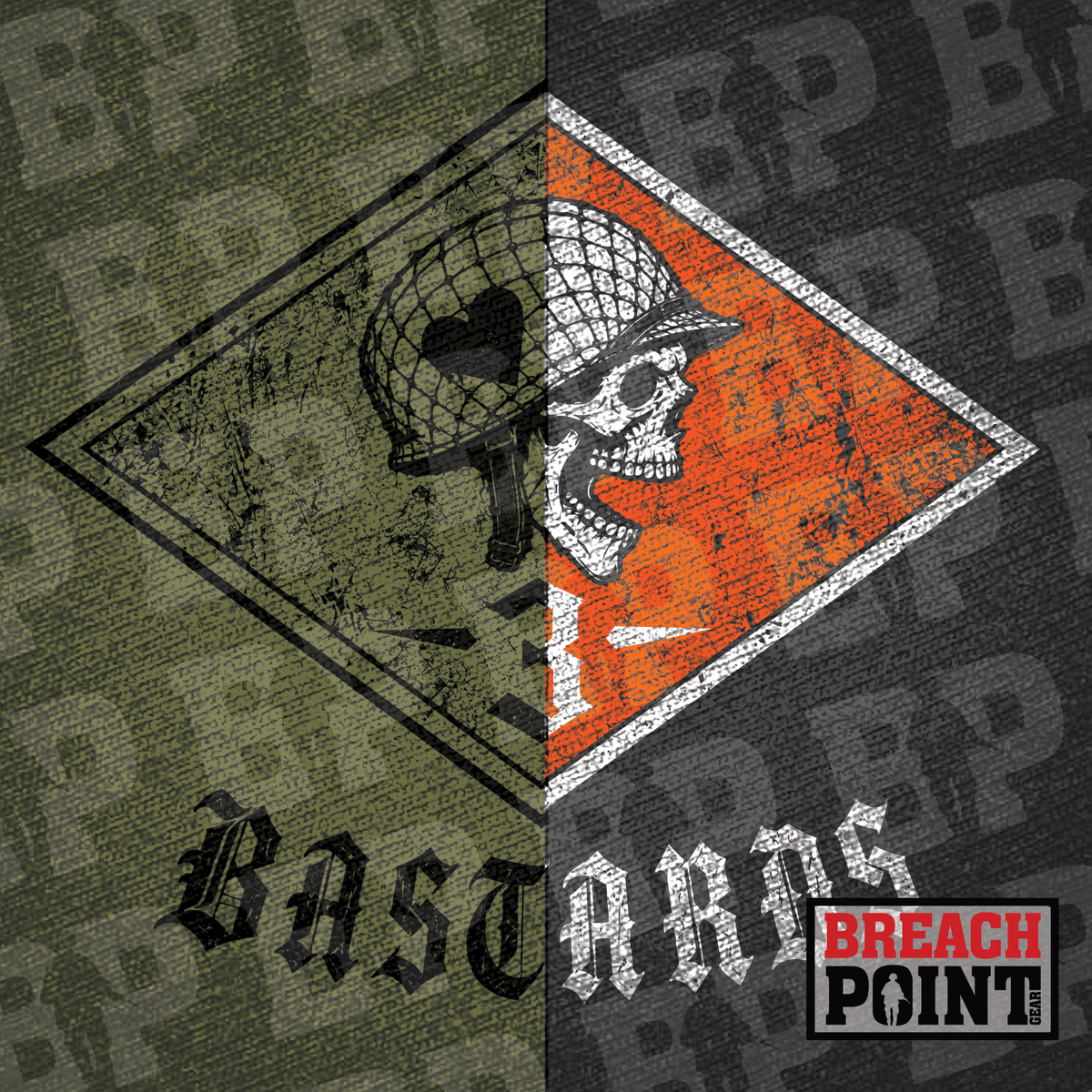 "BASTARDS" 3/B/2-502nd Infantry Regiment - Military Tee (B178-2)