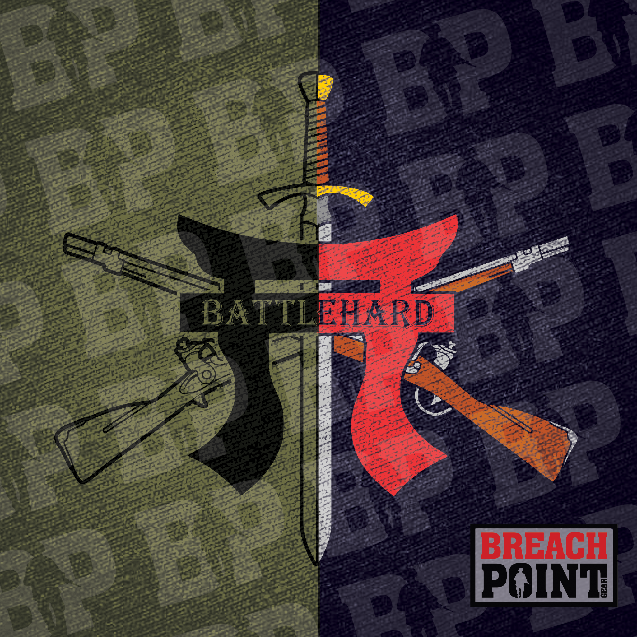 "BASTARDS" 3/B/3-187th Infantry Regiment - T-Shirt (B144)