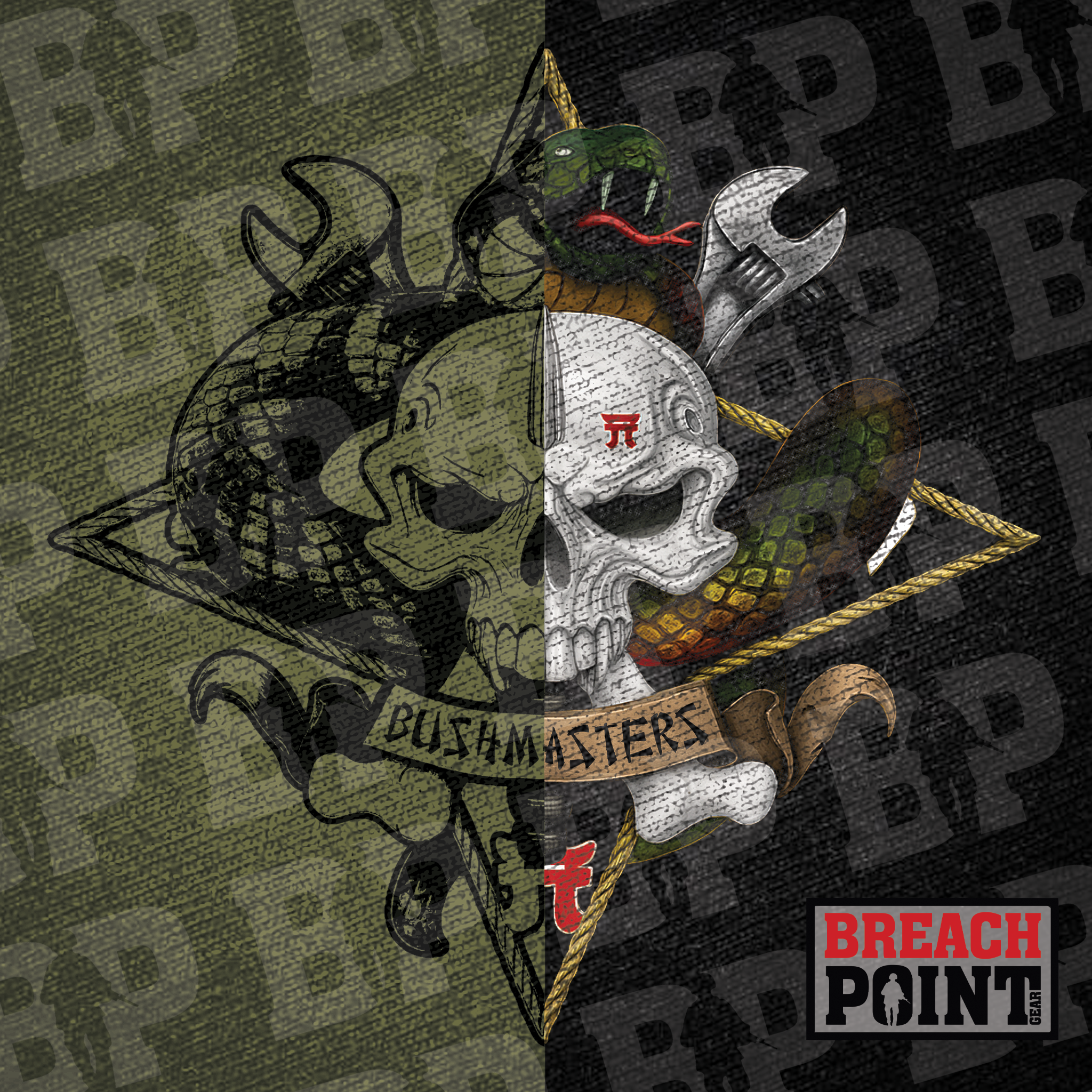 "BUSHMASTERS" B/626th Light Support Battalion - Hoodie (B83)