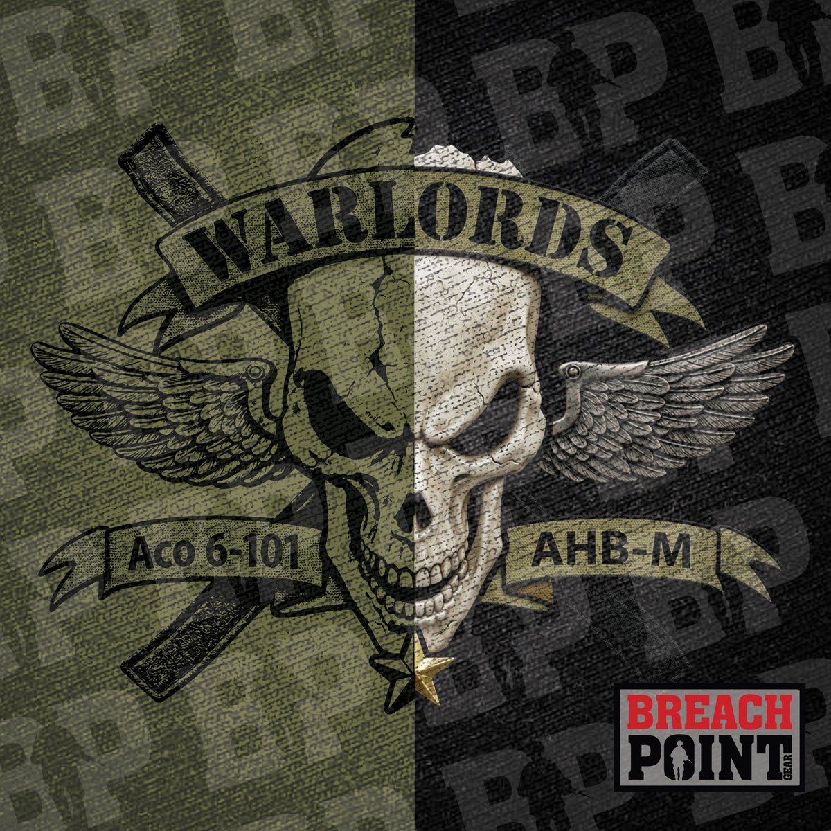 "WARLORDS" A/6-101st Combat Aviation Battalion - Military Tee (B175-2)