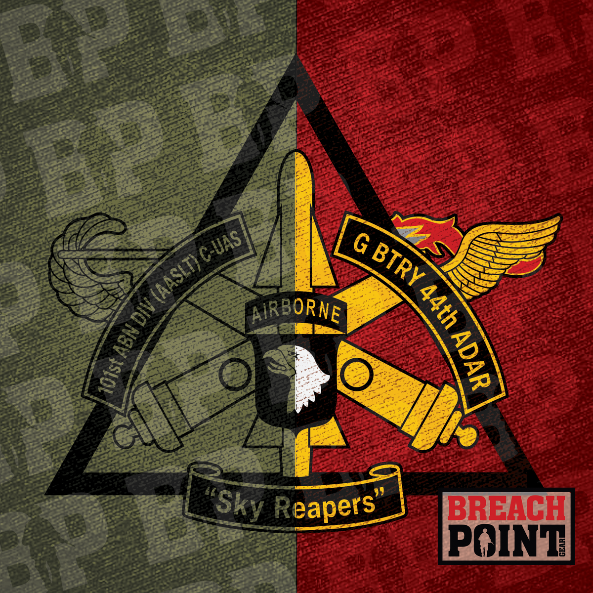 "SKY REAPERS" G/44th Air Defense Artillery Regiment - Military Tee (B177-2)