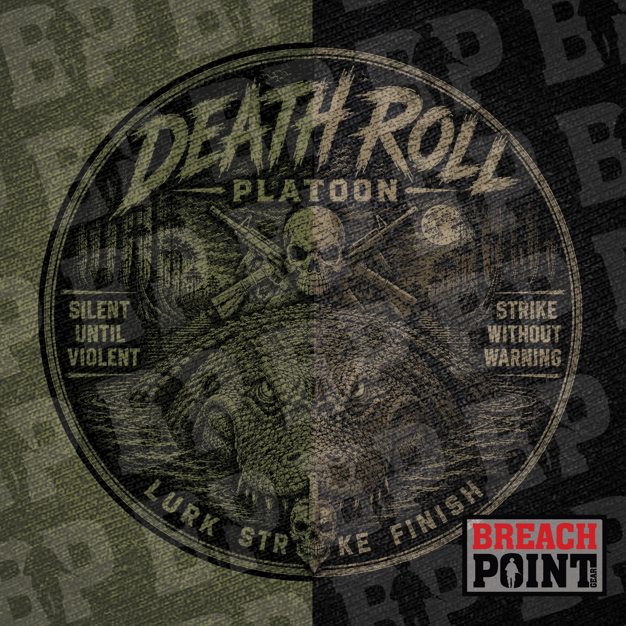 "DEATH ROLL" 1/A/2-327th Infantry Regiment - T-Shirt (B147-1)