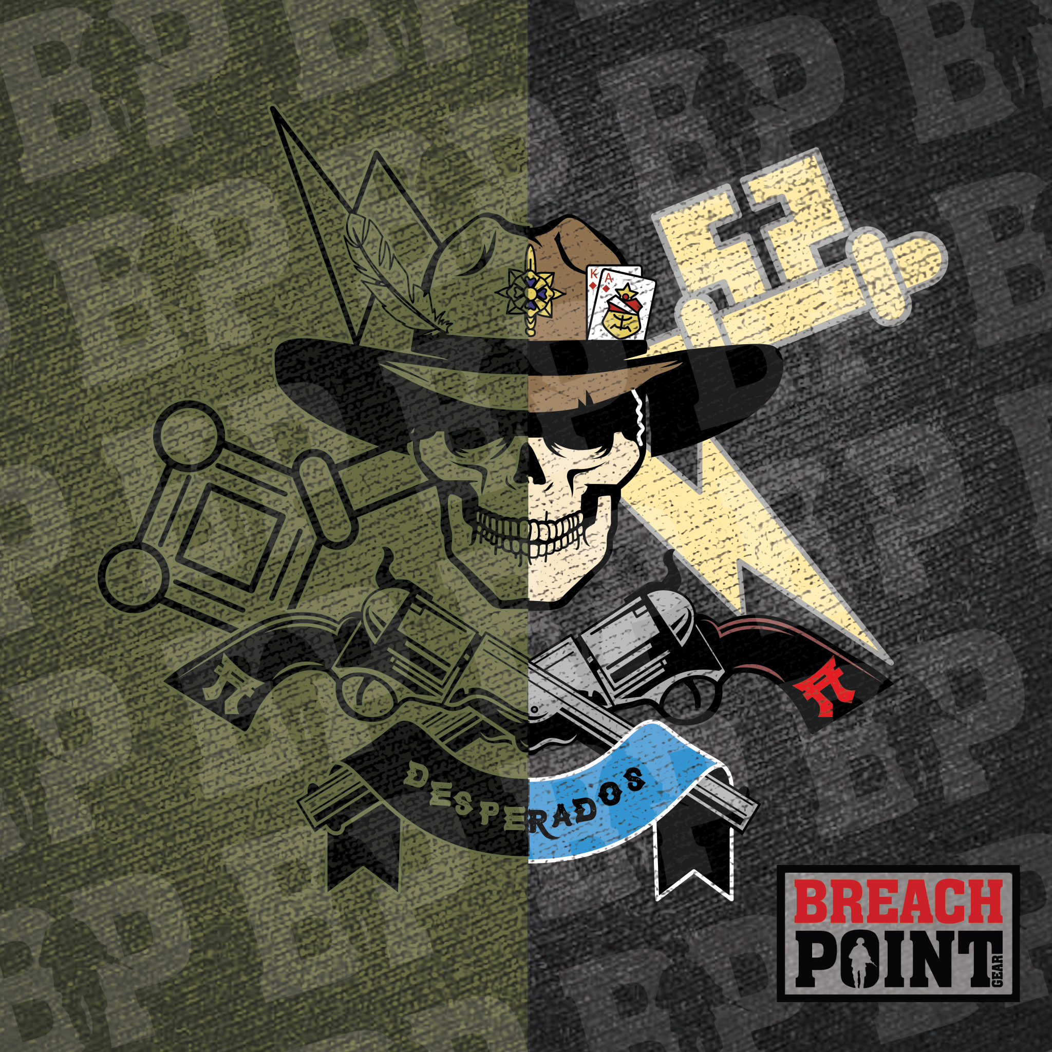 "DESPERADOS" D/21st Brigade Engineer Battalion - Moisture Wicking