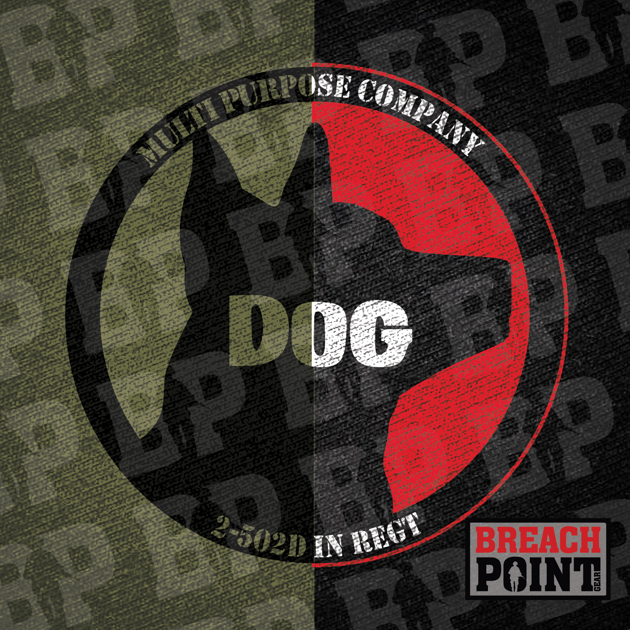 "DOG" MPC/2-502nd Infantry Regiment - Military Tee (B96)