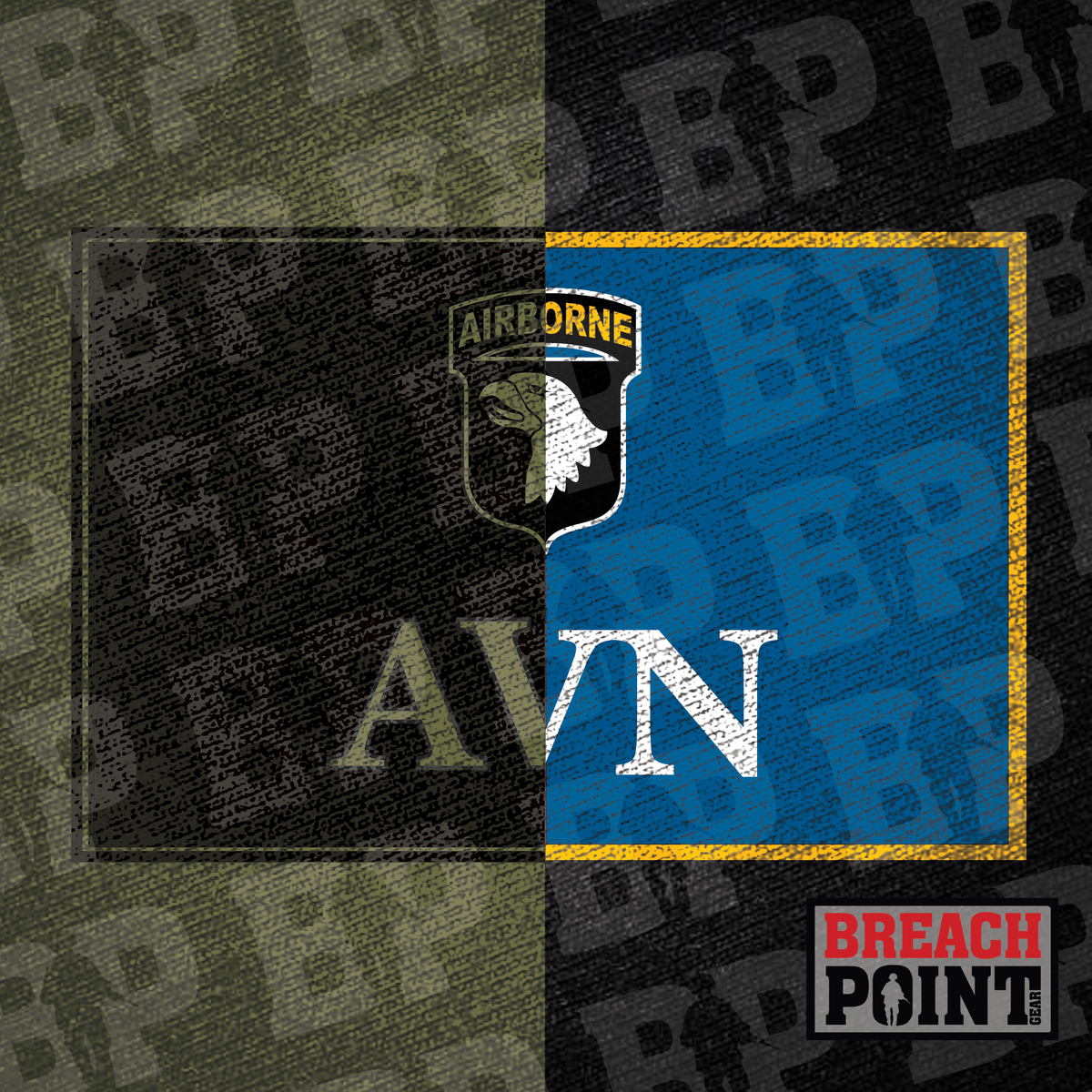 "WARLORDS" A/6-101st Combat Aviation Battalion - Military Tee (B175-5)