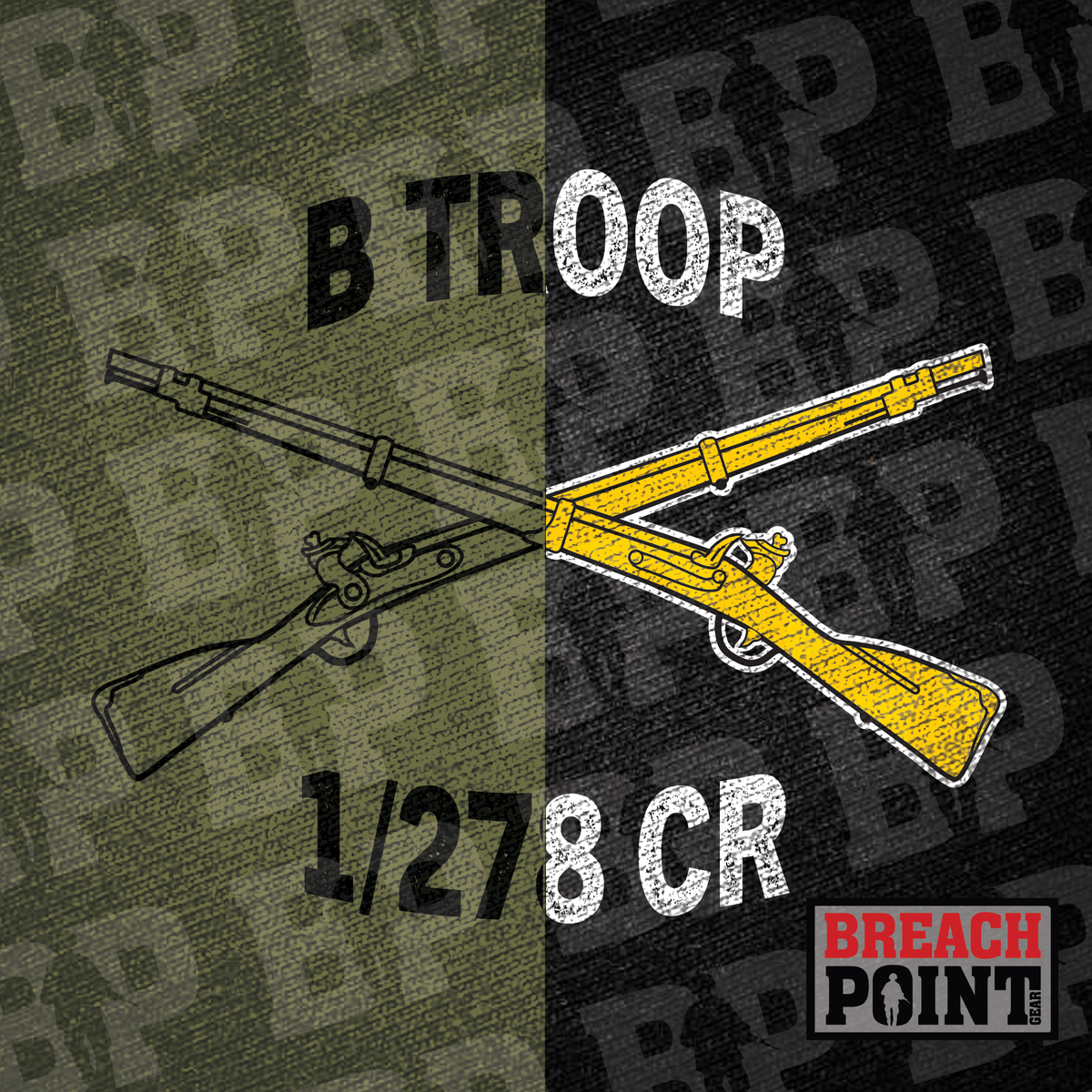 "BUSHMASTER" B/1-278th Cavalry Regiment - Polo (B176-5)