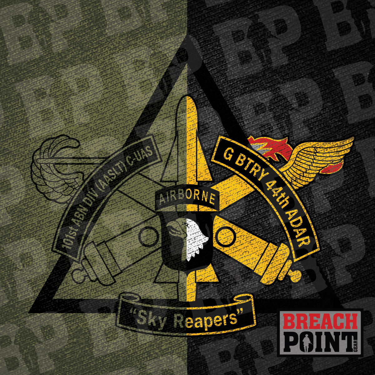 "SKY REAPERS" G/44th Air Defense Artillery Regiment - Polo (B176-4)