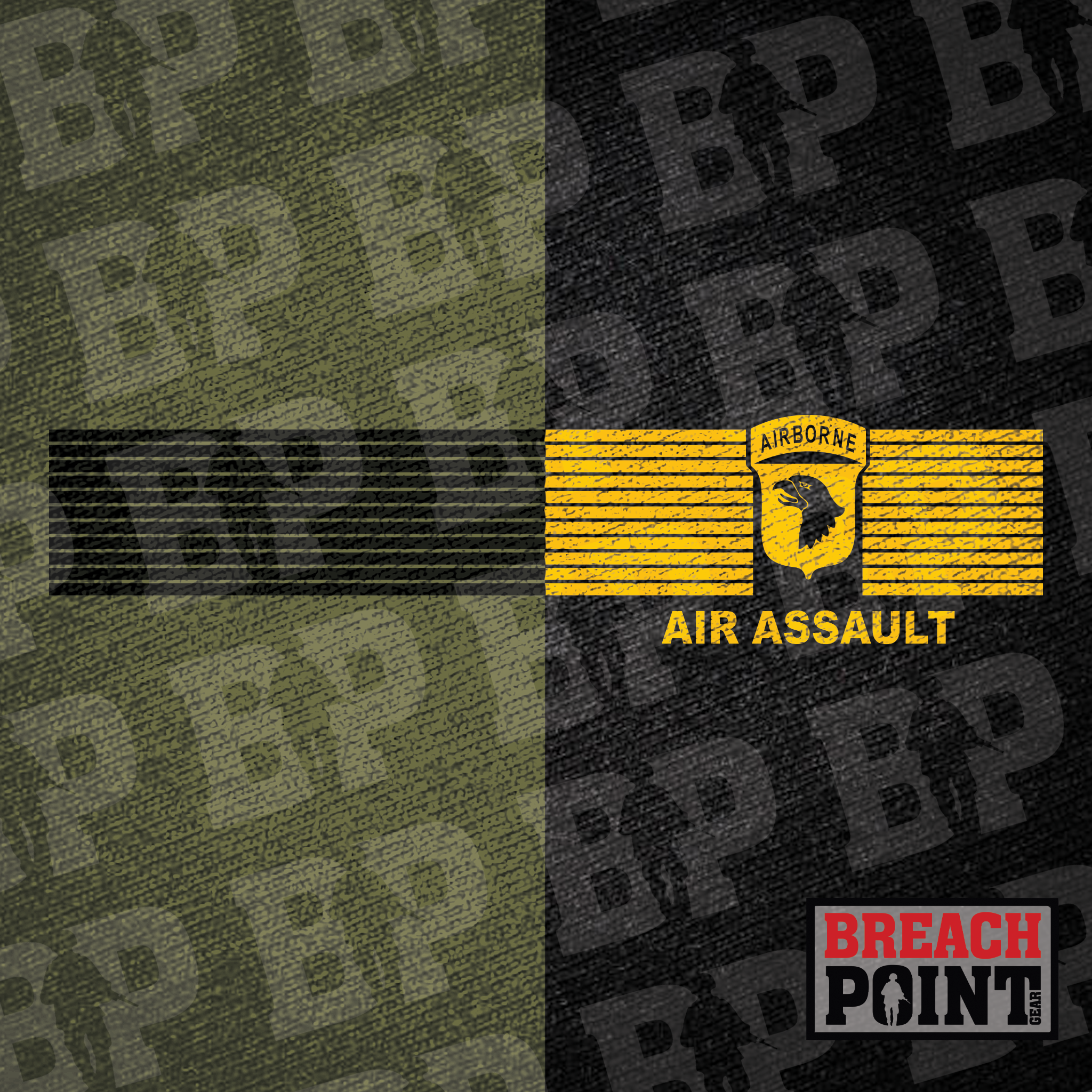 "G39" 101 Airborne Division, Headquarters and Headquarters Battalion - Military Tee (2)
