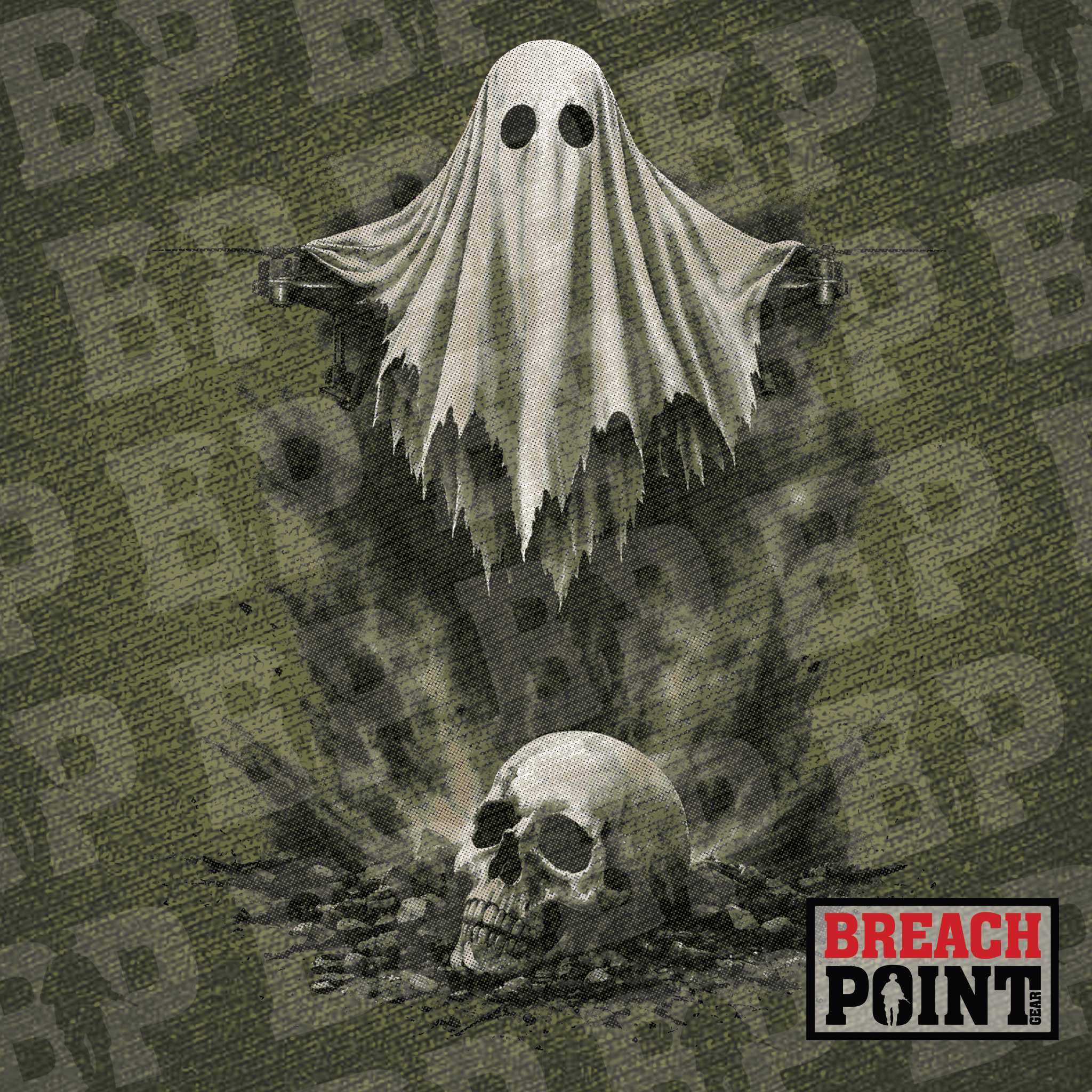"GHOSTS" F/1-101st Combat Aviation Battalion - Military Tee (B138-2)